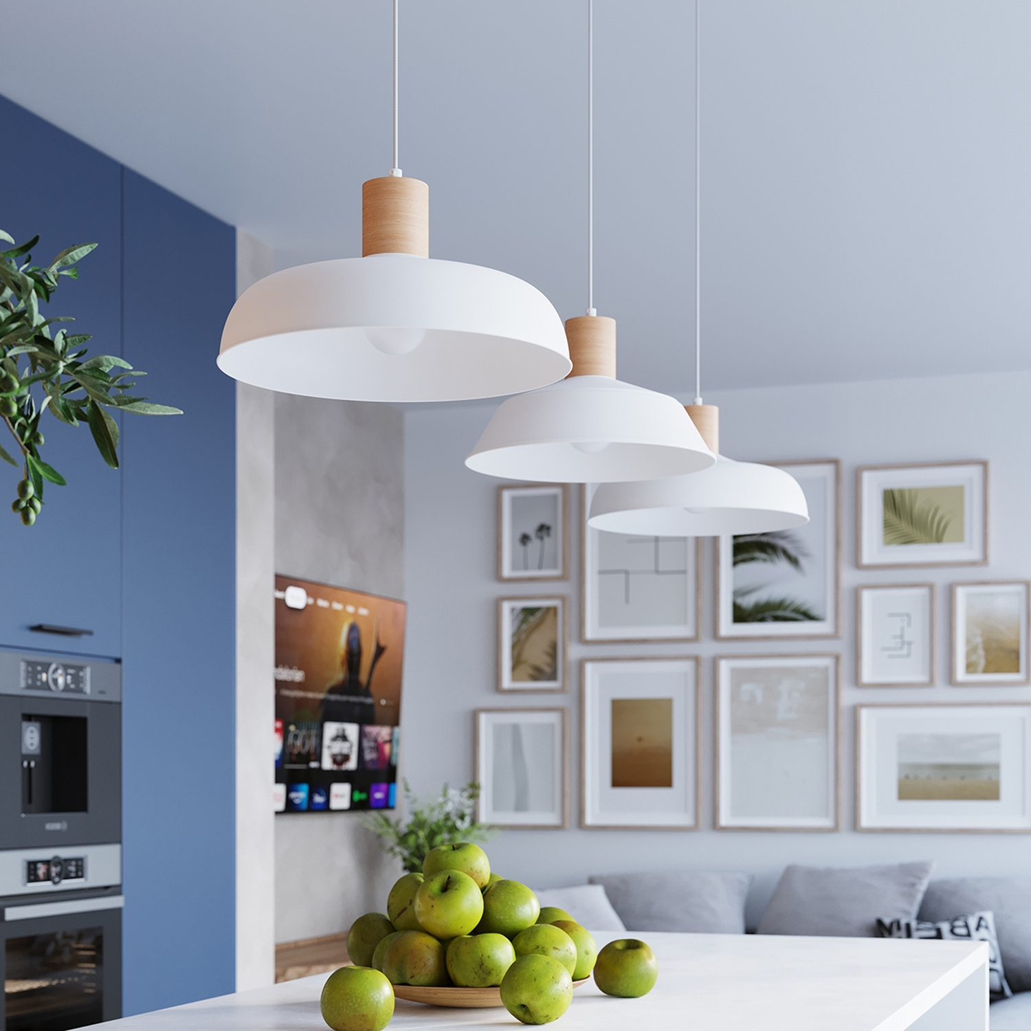 Pendant Lamp Fano White - Thumbnail 17