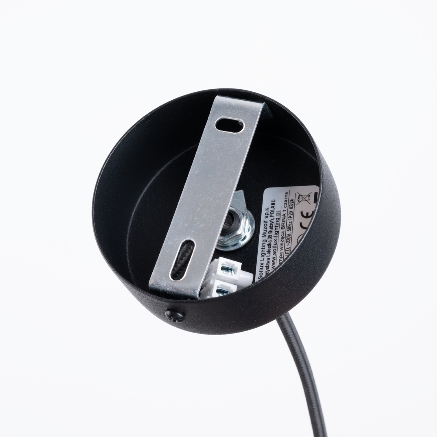 Pendant Lamp Brina 1 Black - Thumbnail 4