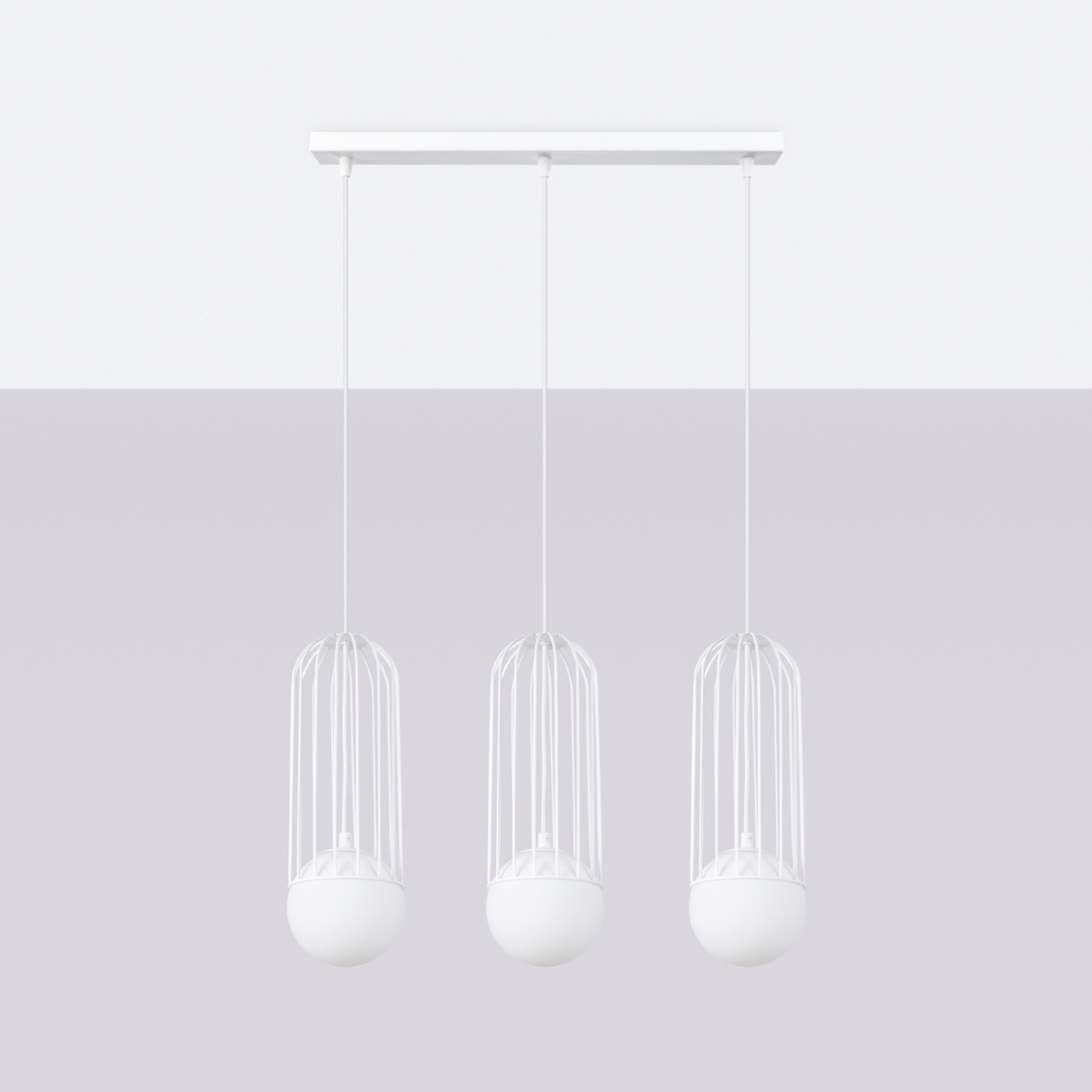 Pendant Lamp Brina 3L White - Thumbnail 2