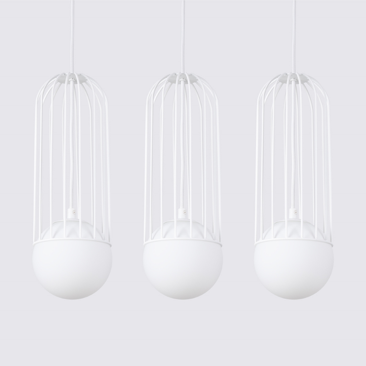 Pendant Lamp Brina 3L White - Thumbnail 4