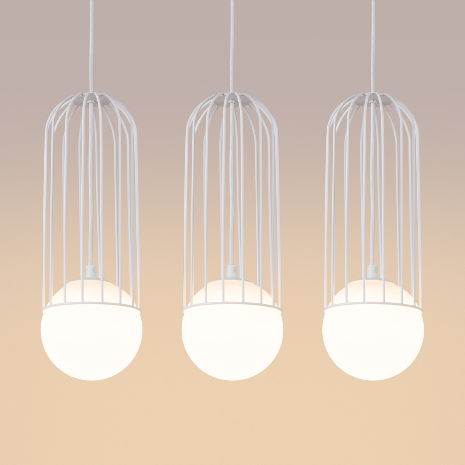 Pendant Lamp Brina 3L White - Thumbnail 5