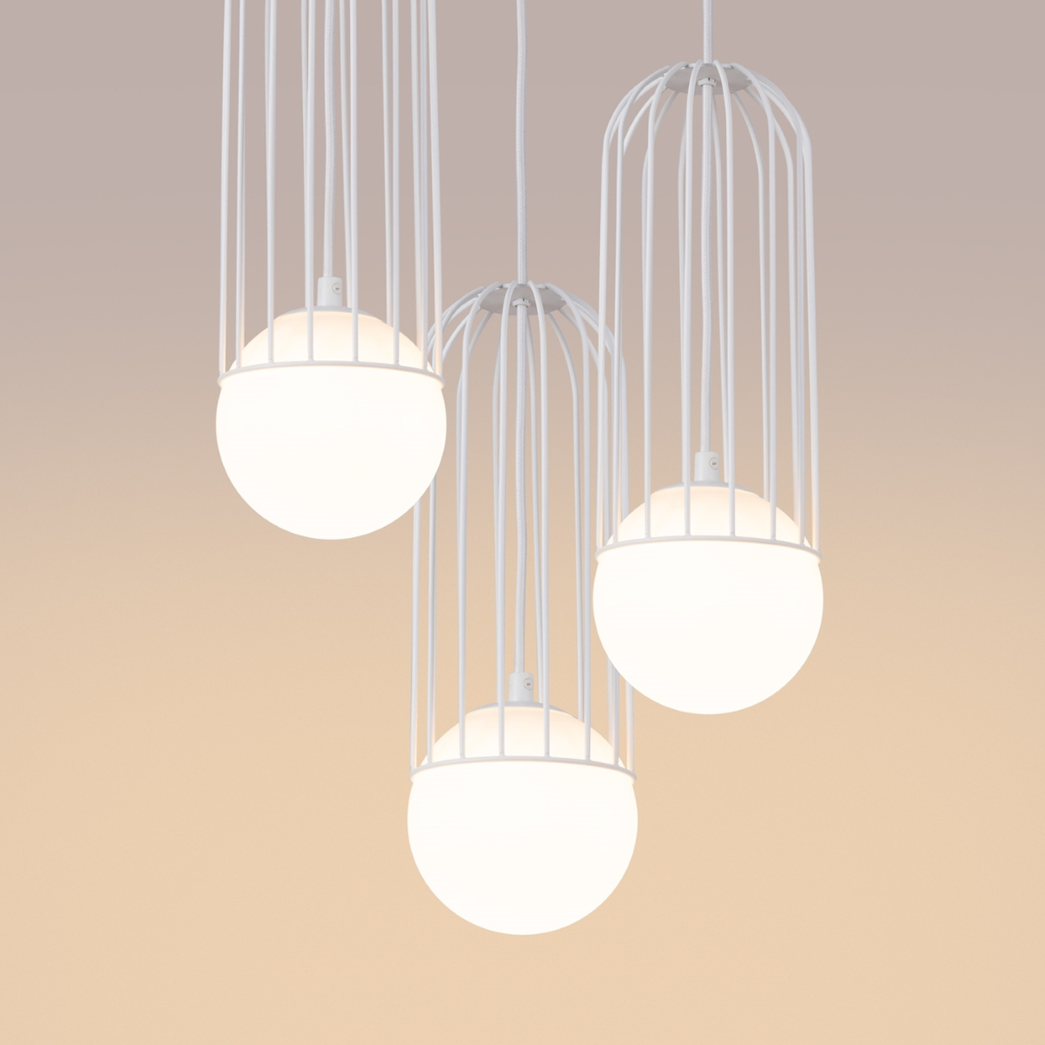 Pendant Lamp Brina 3P White - Thumbnail 5