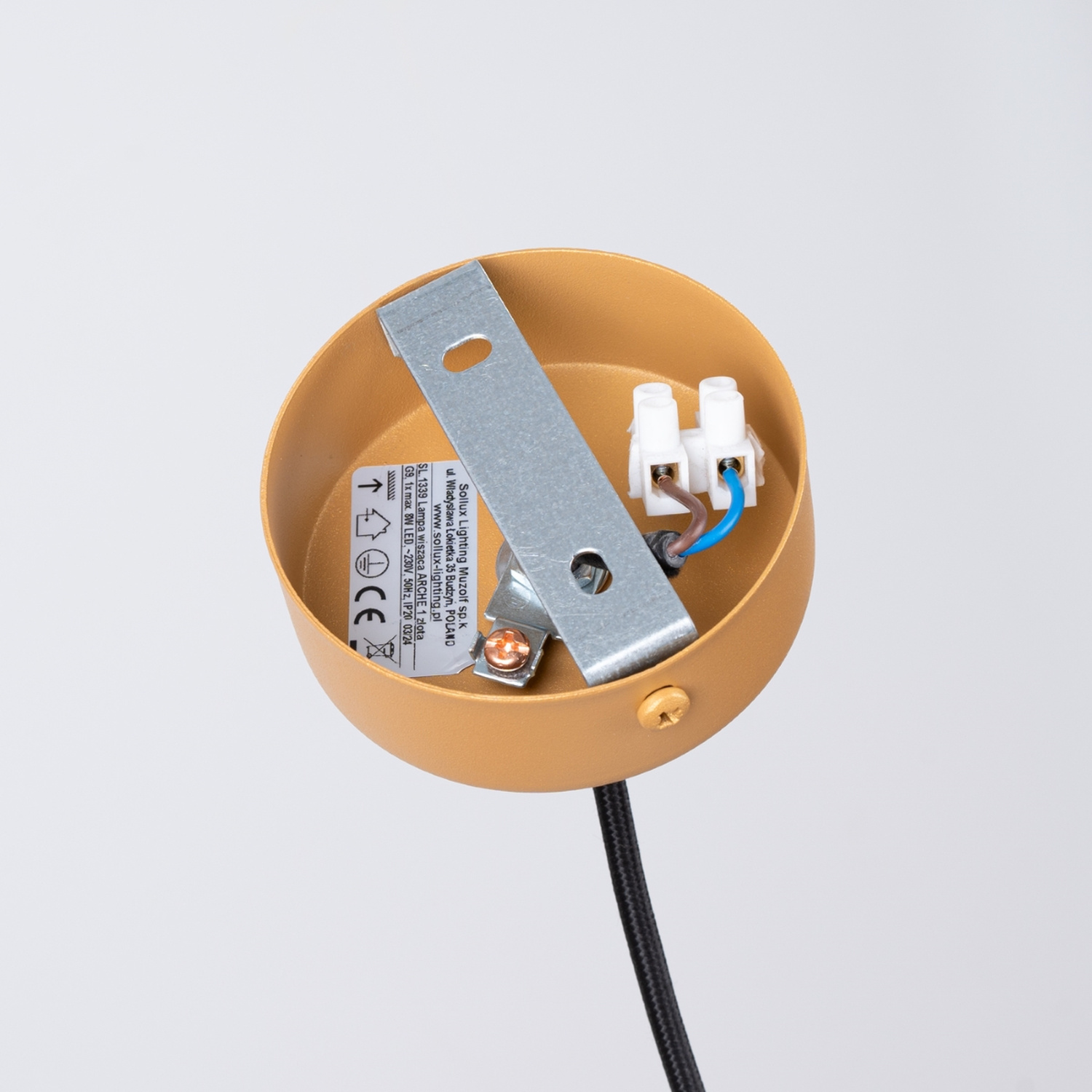 Pendant Lamp Arche 1 Gold - Thumbnail 4