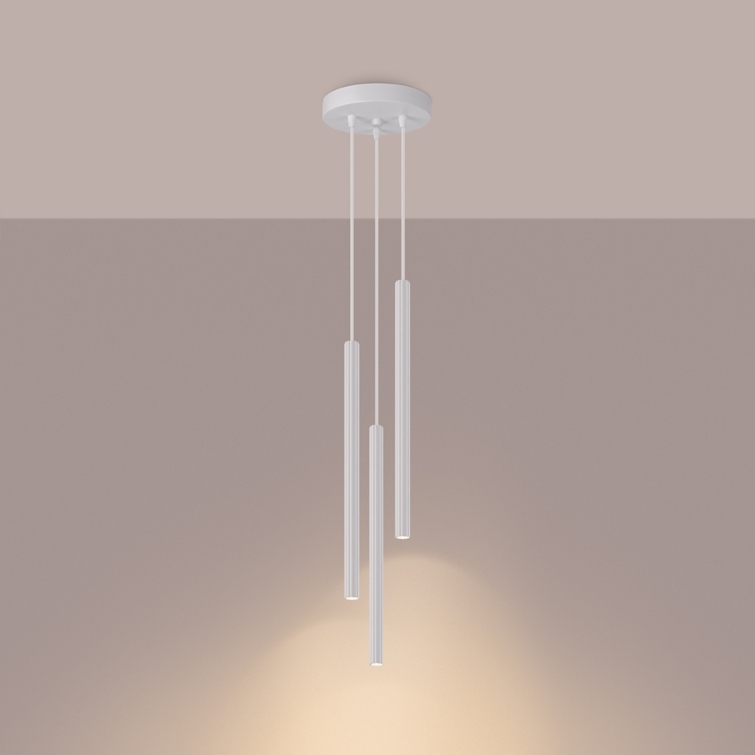 Pendant Lamp Arche 3P White - Thumbnail 3