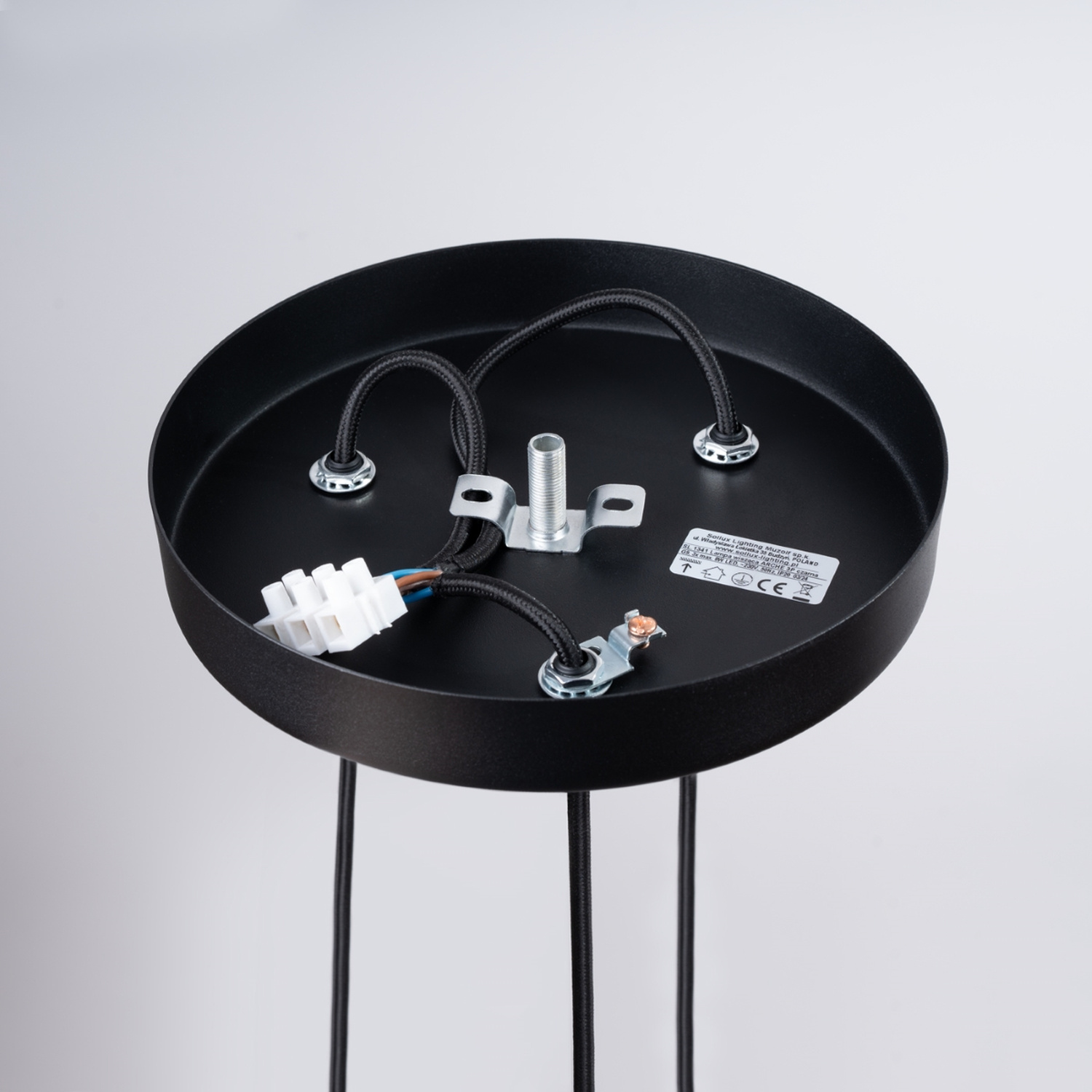 Pendant Lamp Arche 3P Black - Thumbnail 4