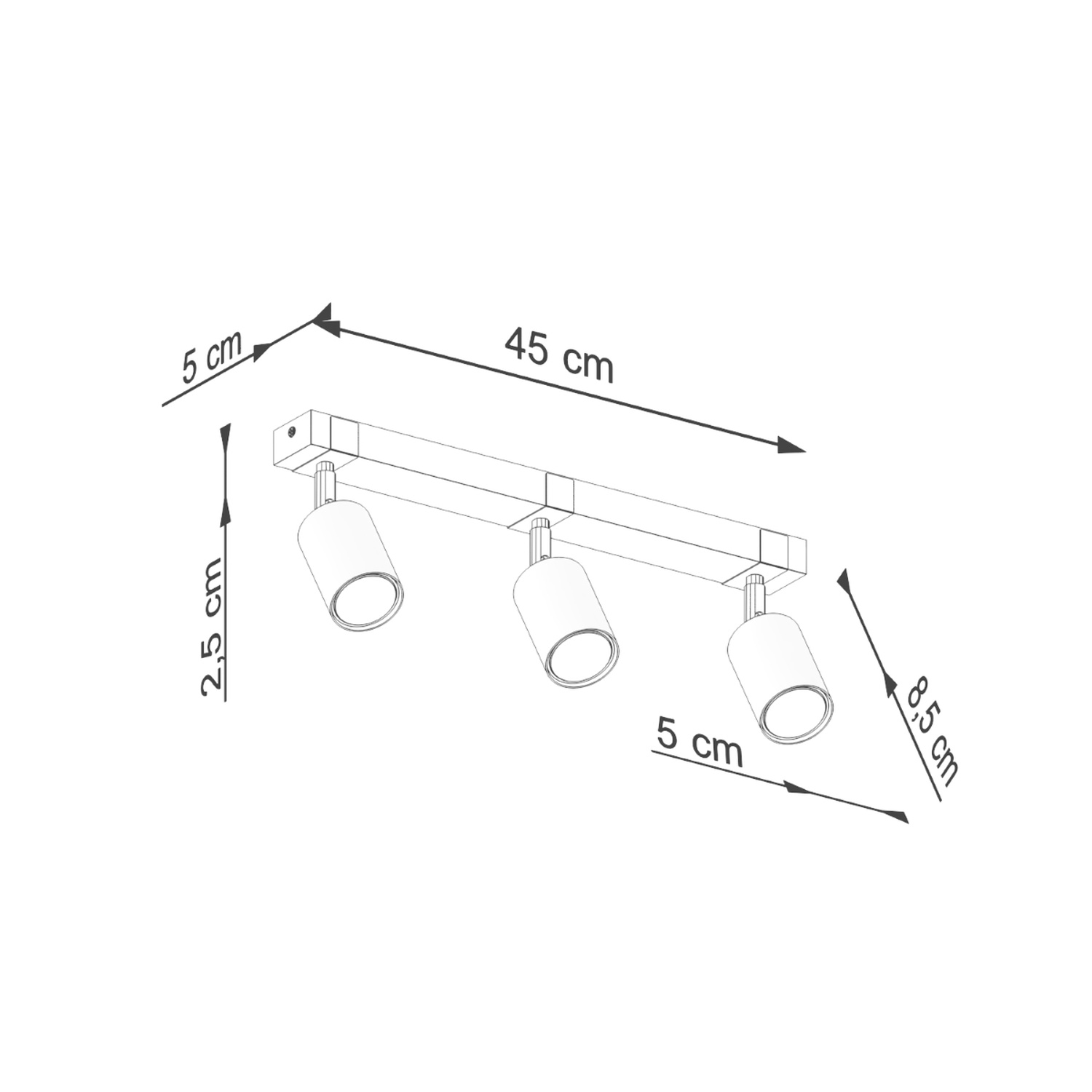 Ceiling Lamp Fager 3 Black - Thumbnail 11