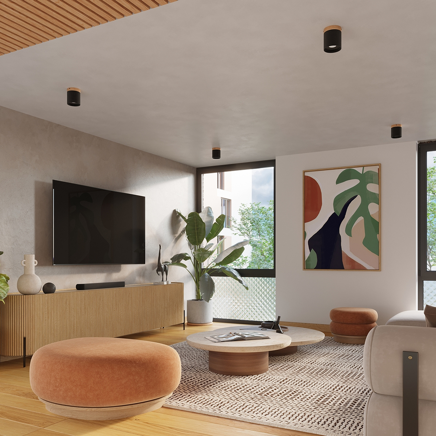 Ceiling Lamp Rif Black - Thumbnail 13