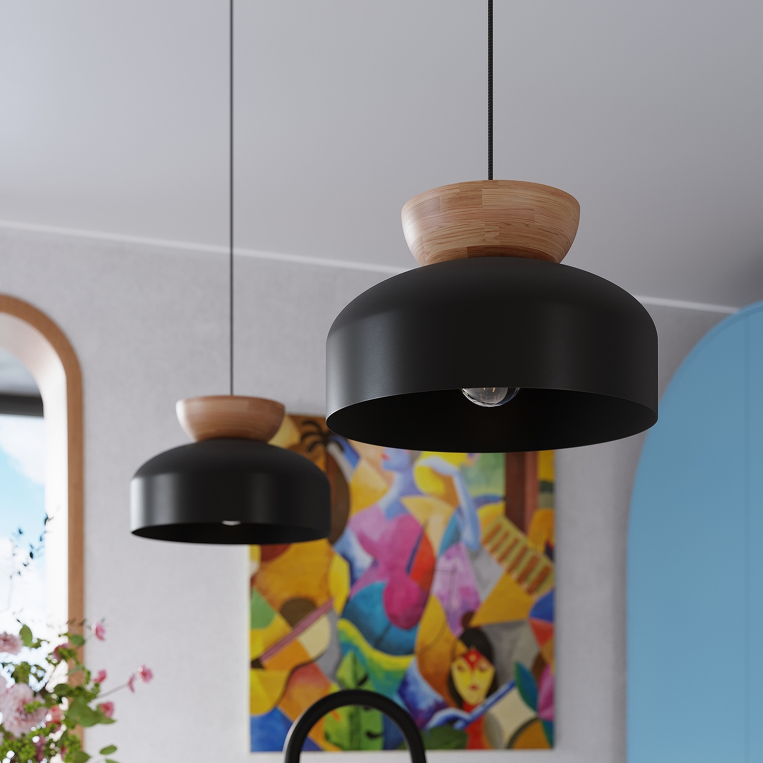 Pendant Lamp Marion Black - Thumbnail 18