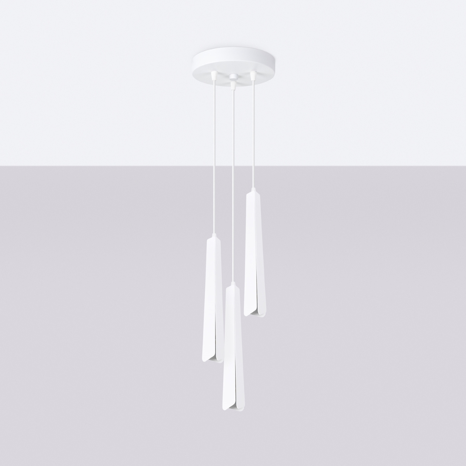 Pendant Lamp Prysm 3P White - Thumbnail 2