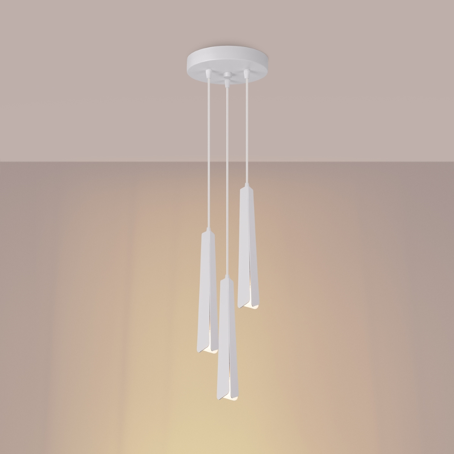 Pendant Lamp Prysm 3P White - Thumbnail 3