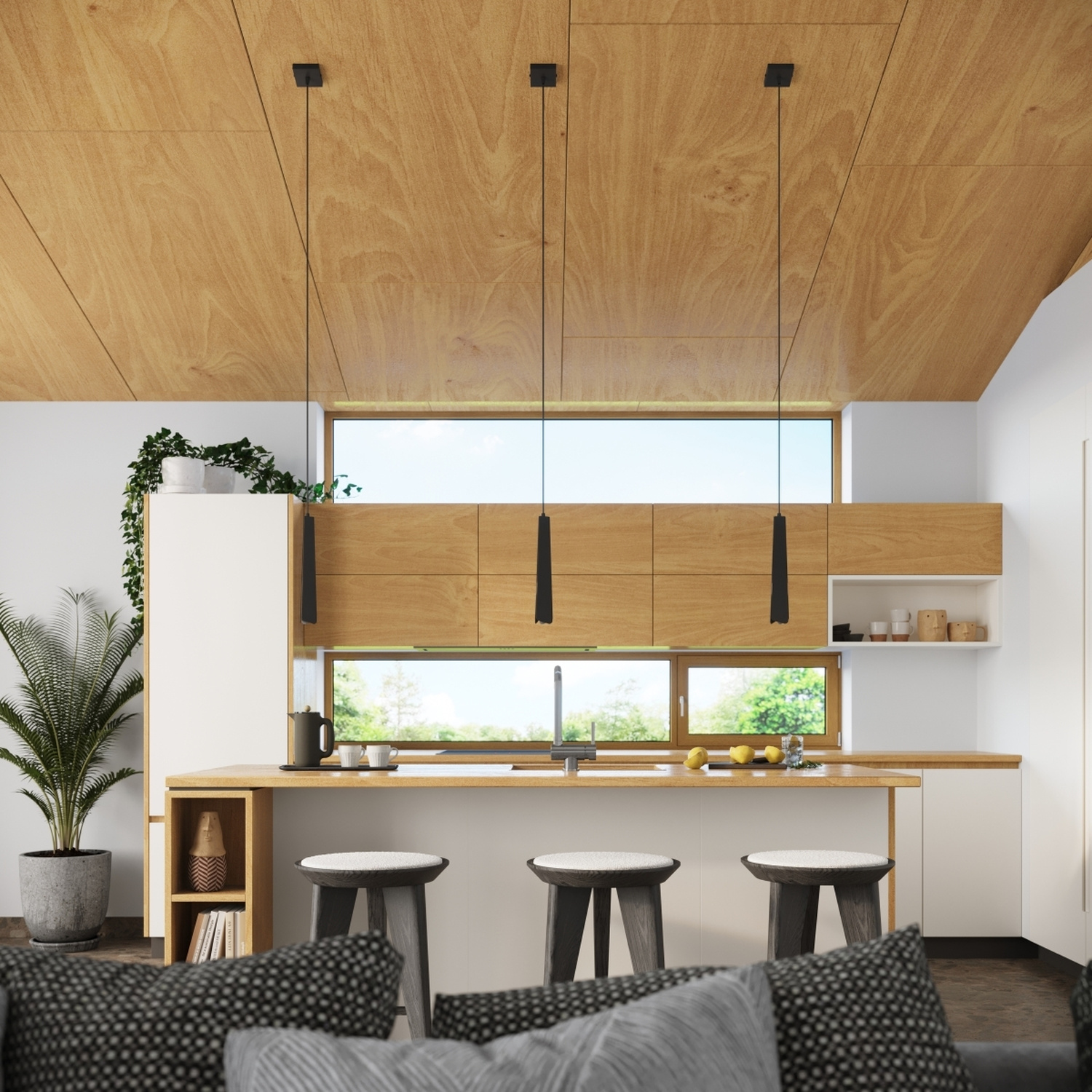 Pendant Lamp Prysm 3P Black - Thumbnail 13
