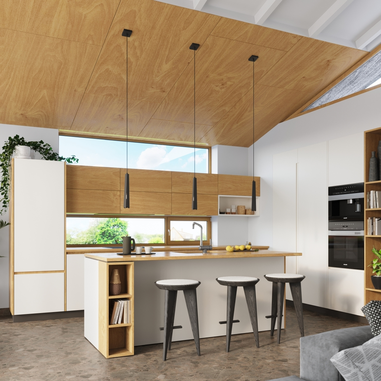 Pendant Lamp Prysm 3P Black - Thumbnail 14