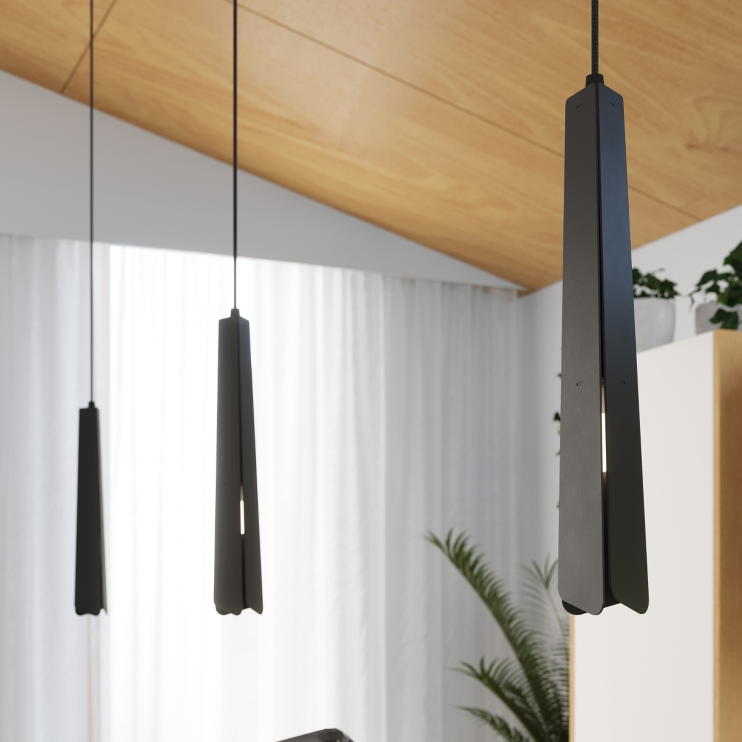 Pendant Lamp Prysm 3P Black - Thumbnail 15