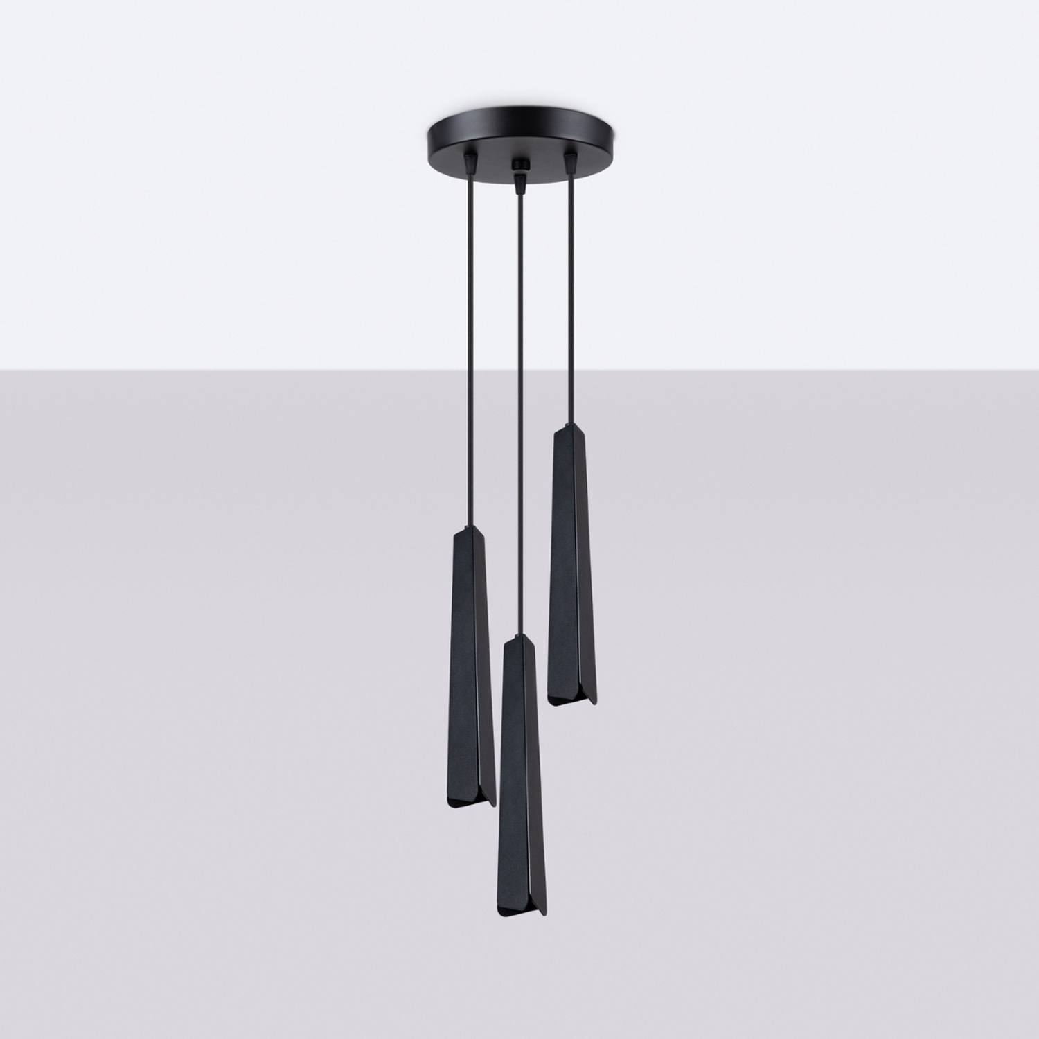 Pendant Lamp Prysm 3P Black - Thumbnail 2