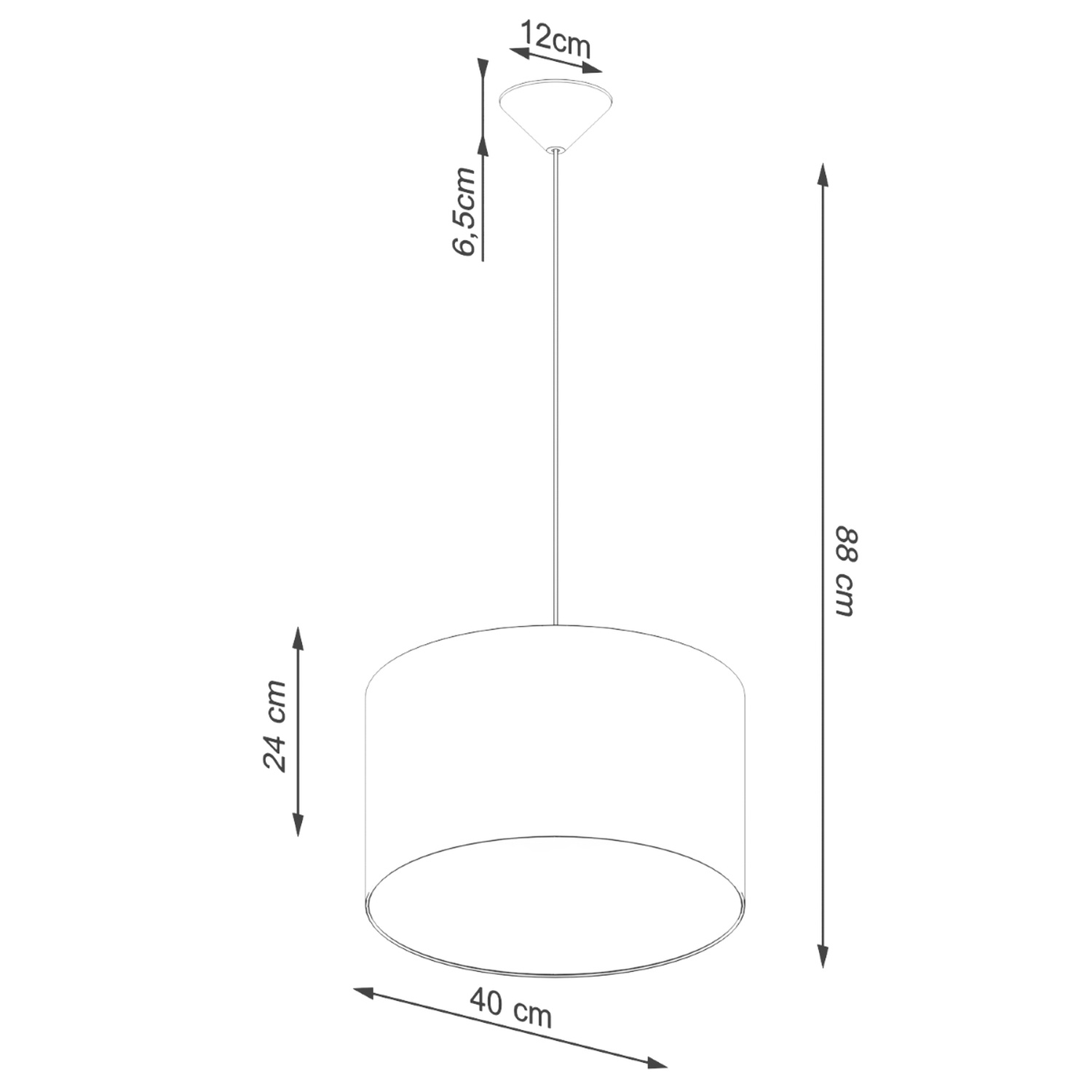 Pendant Lamp Nova 40 Black - Thumbnail 8