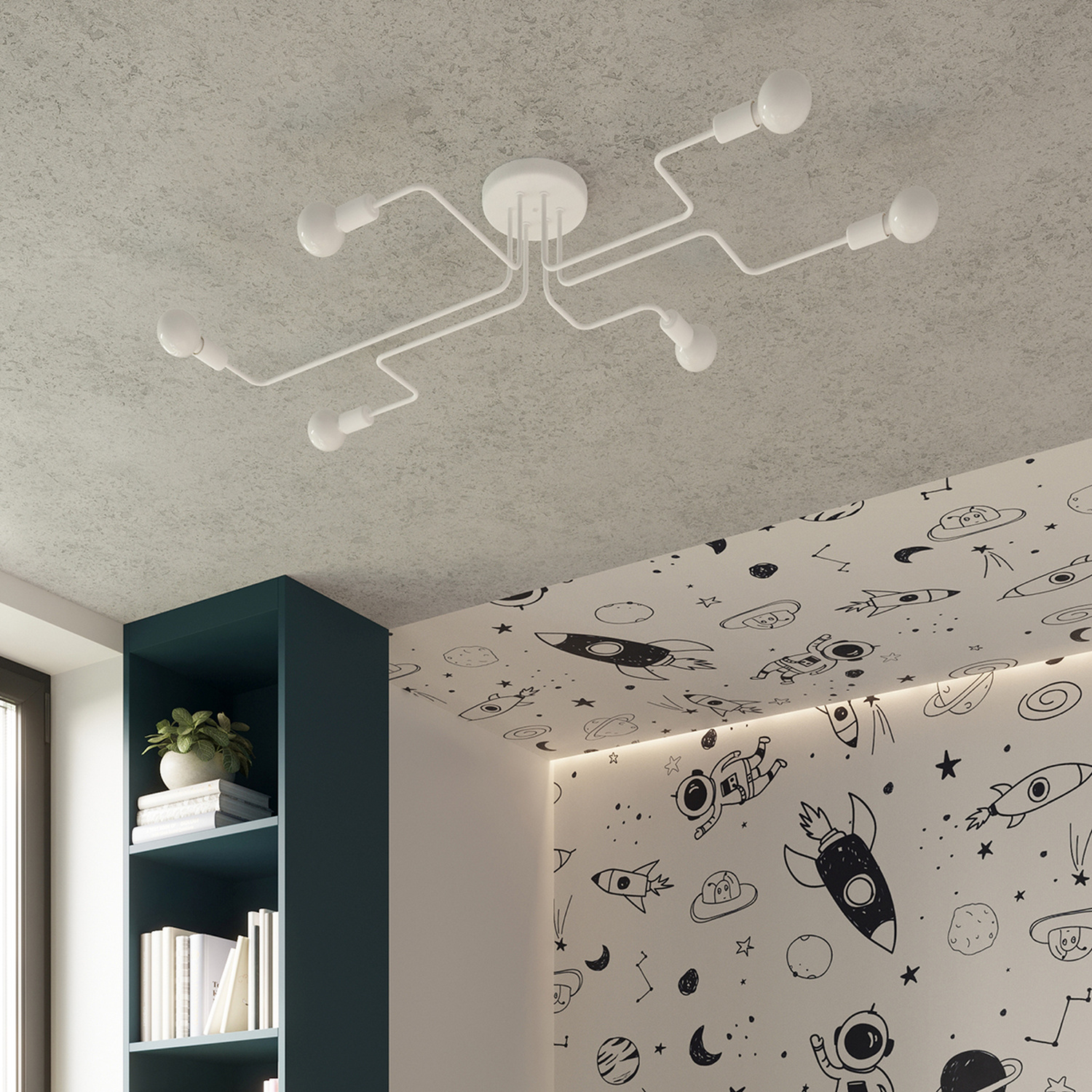 Chandelier Vector 4 White - Thumbnail 7