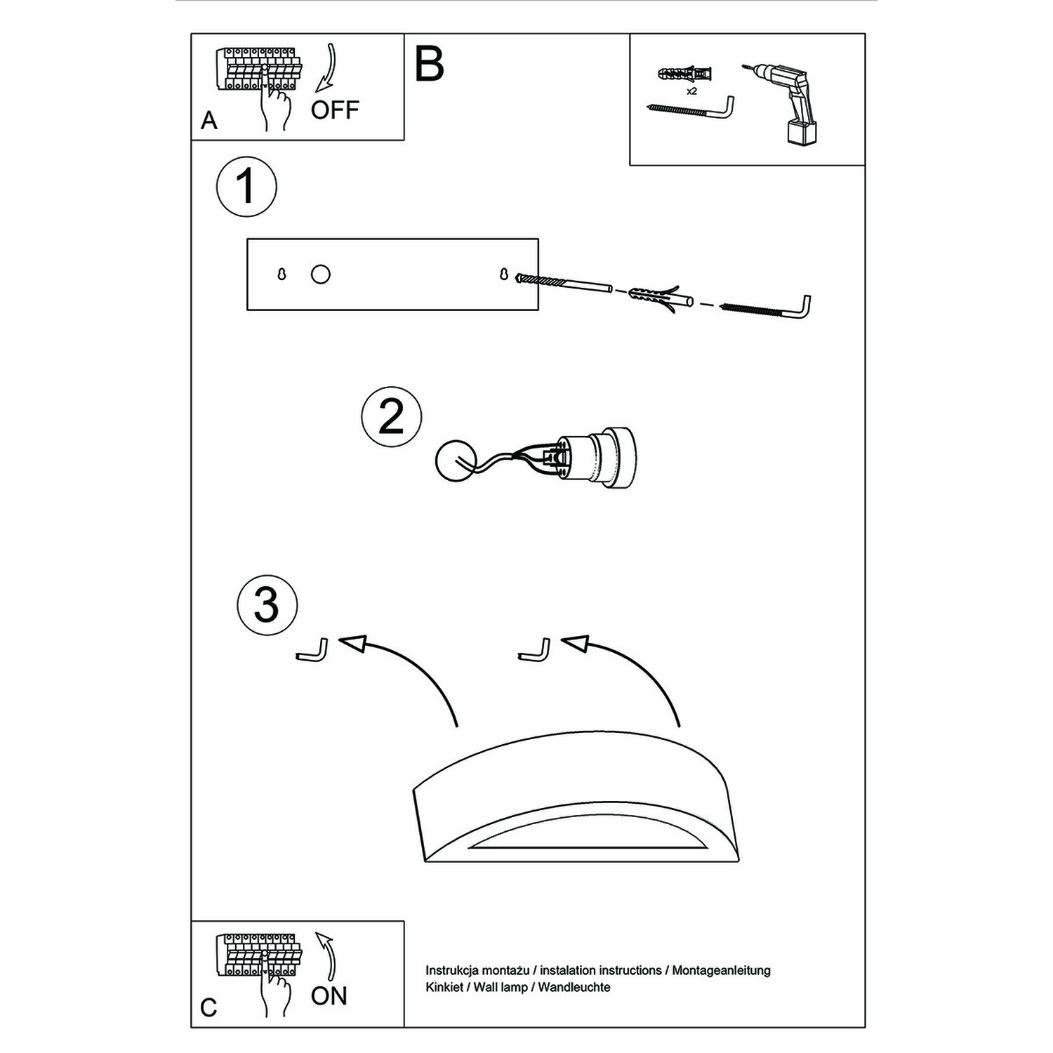 Wall Lamp Ceramic Atena 20 - Thumbnail 5