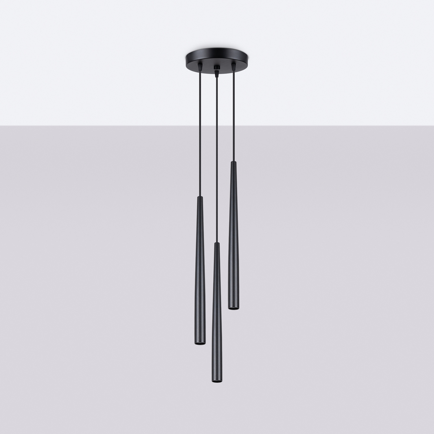 Pedant Lamp Bliss 3P Black - Thumbnail 2