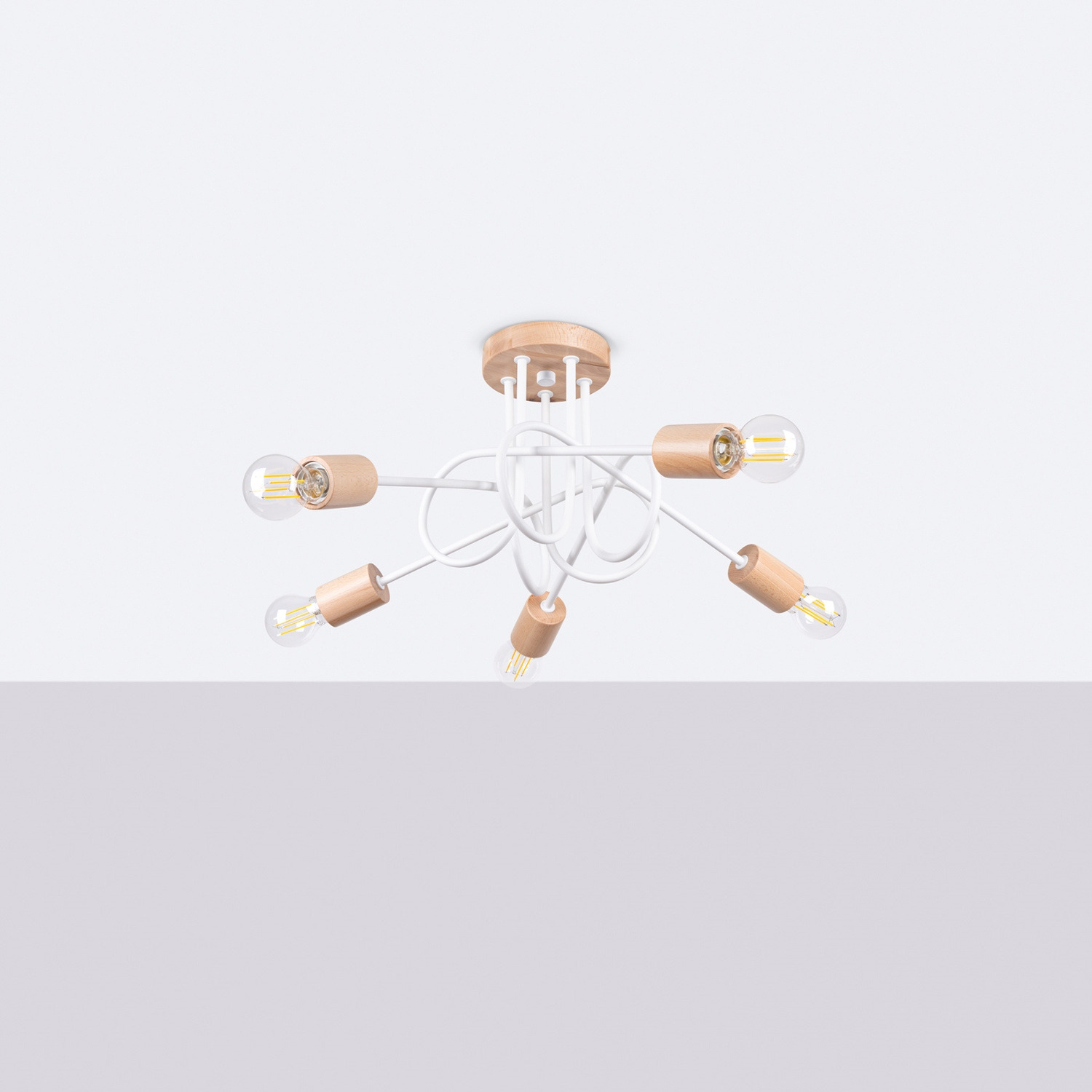 Chandelier Ember 5 White - Thumbnail 2