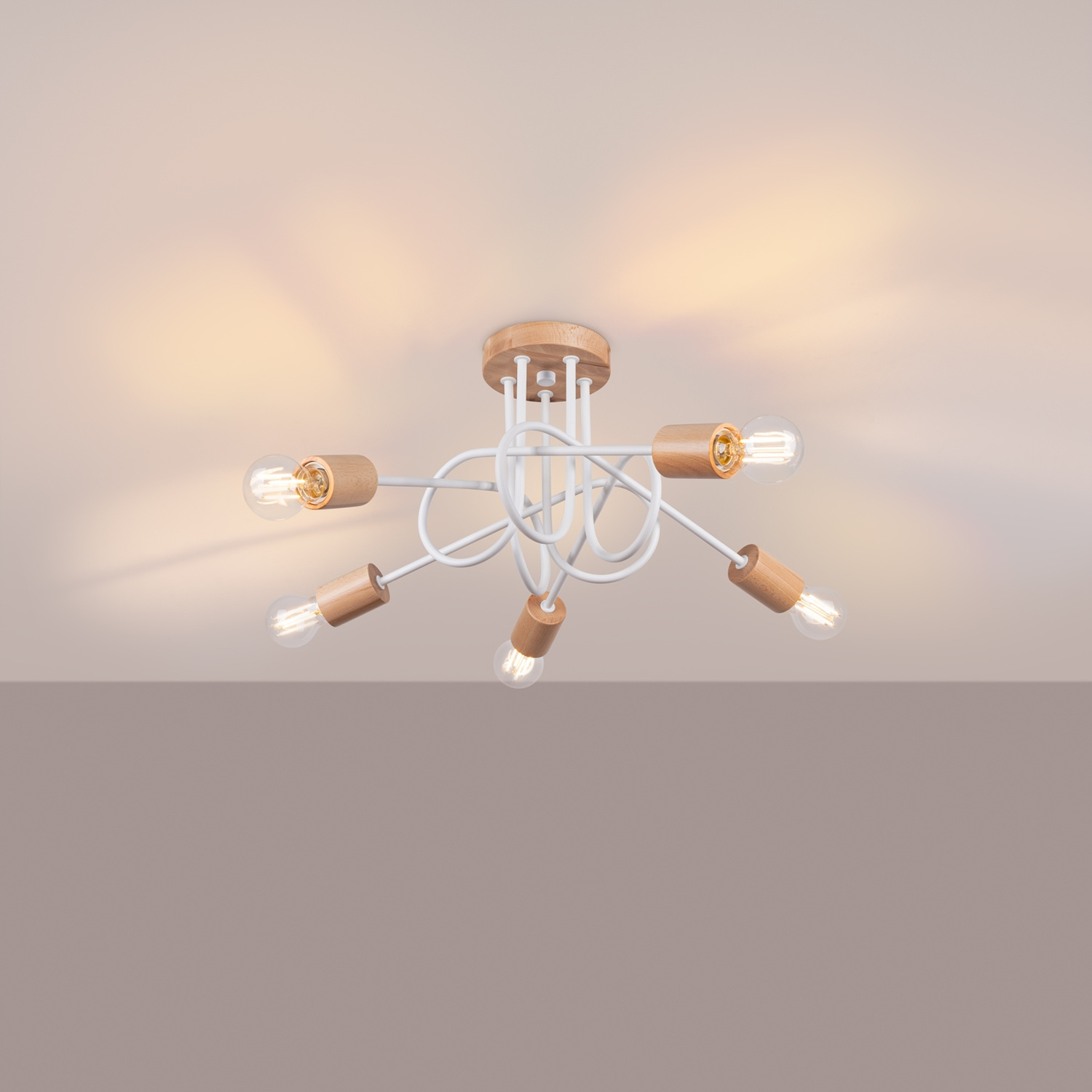 Chandelier Ember 5 White - Thumbnail 3