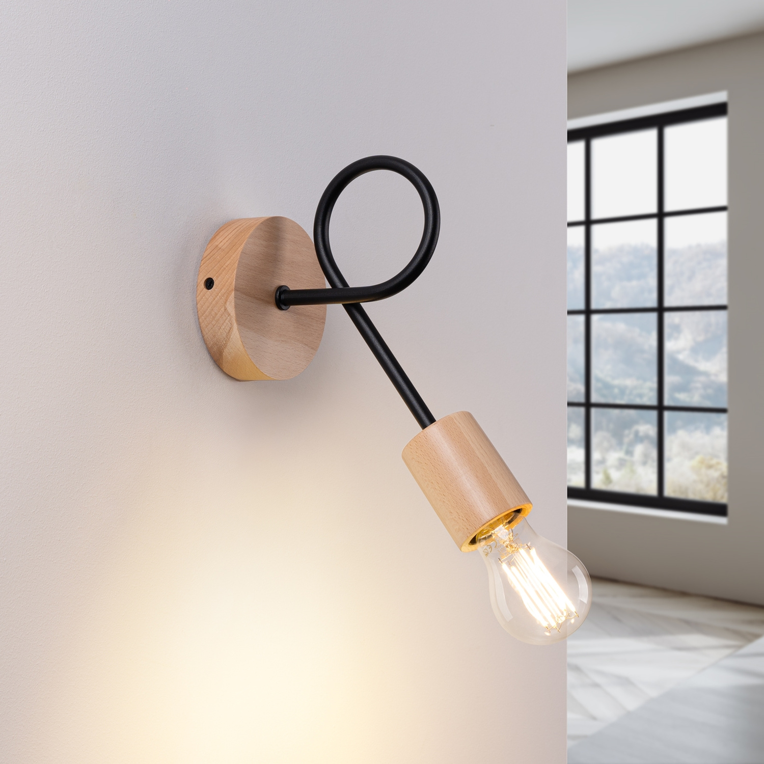 Wall Lamp Ember Schwarz - Thumbnail 3
