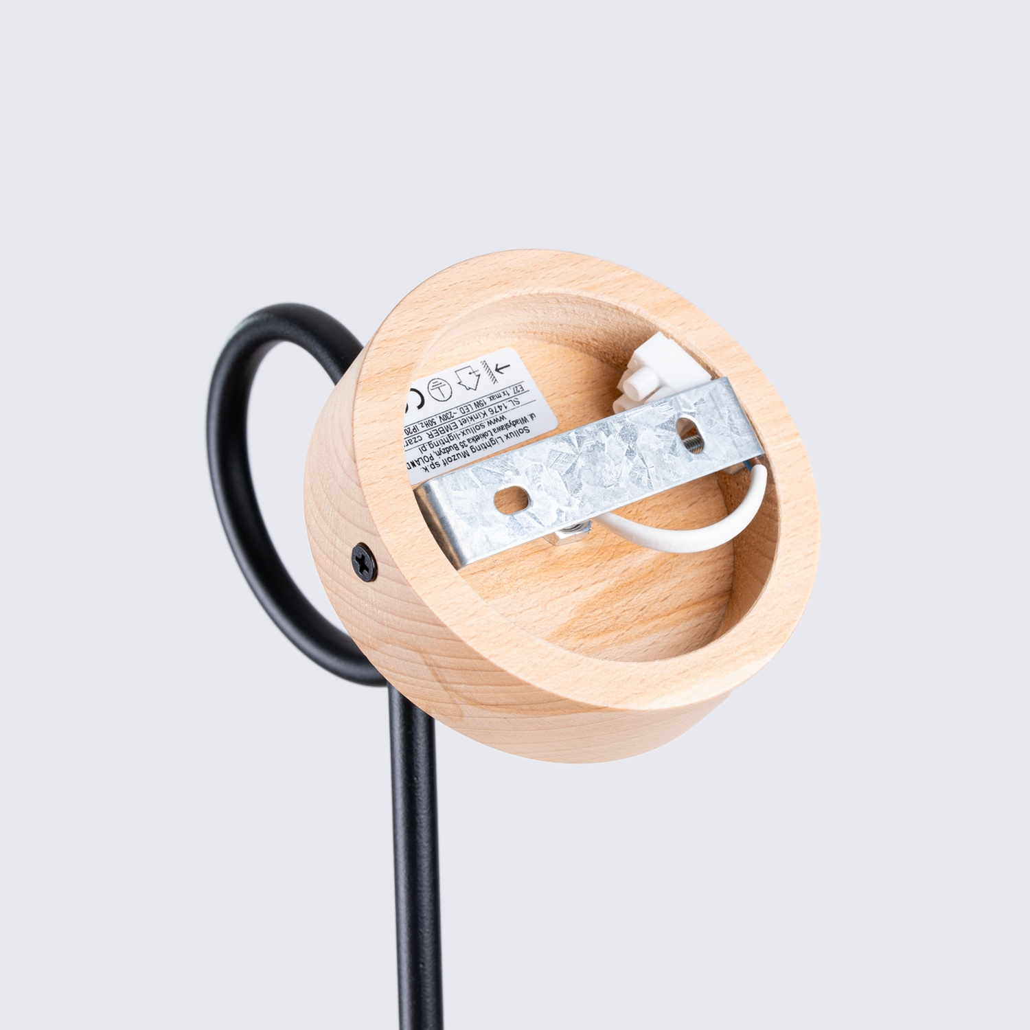 Wall Lamp Ember Schwarz - Thumbnail 4