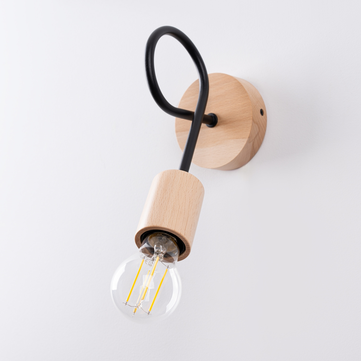 Wall Lamp Ember Schwarz - Thumbnail 8