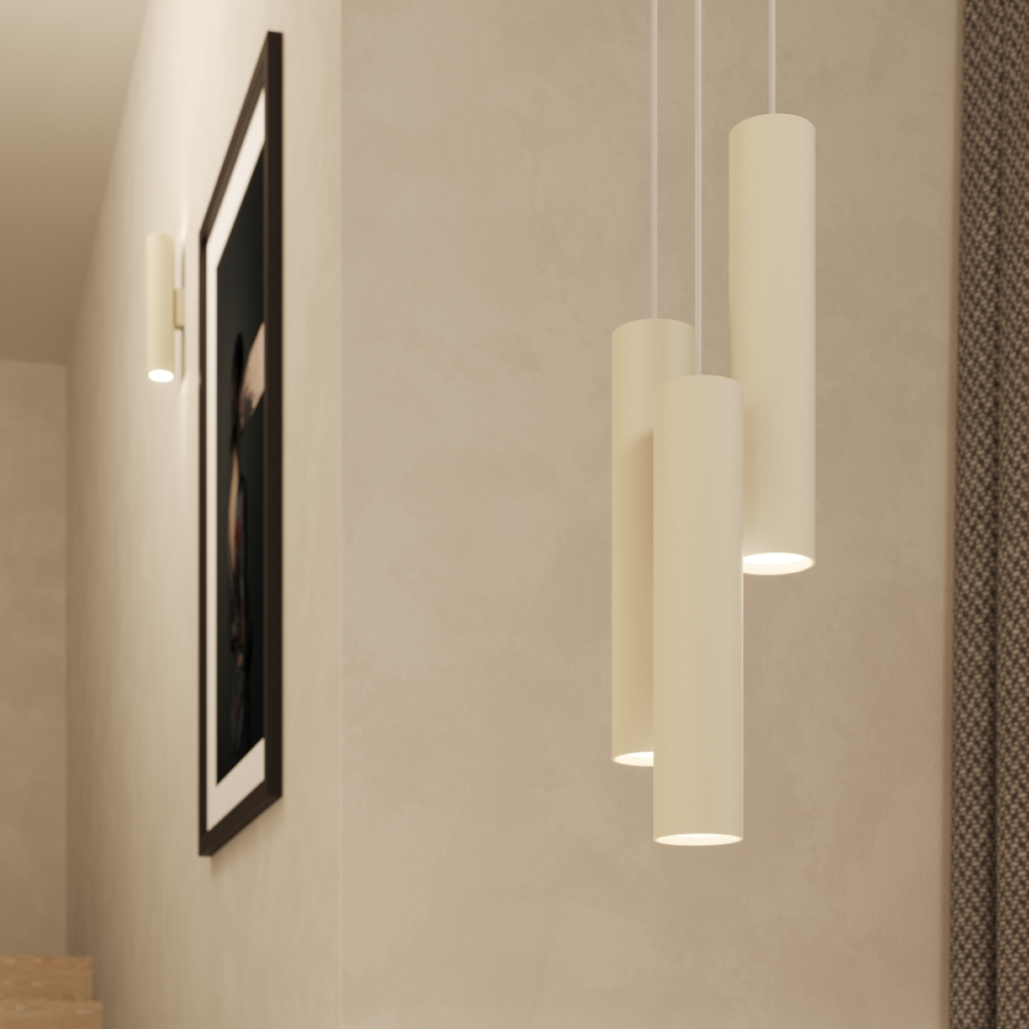 Pendant Lamp Lagos 3L Beige - Thumbnail 11