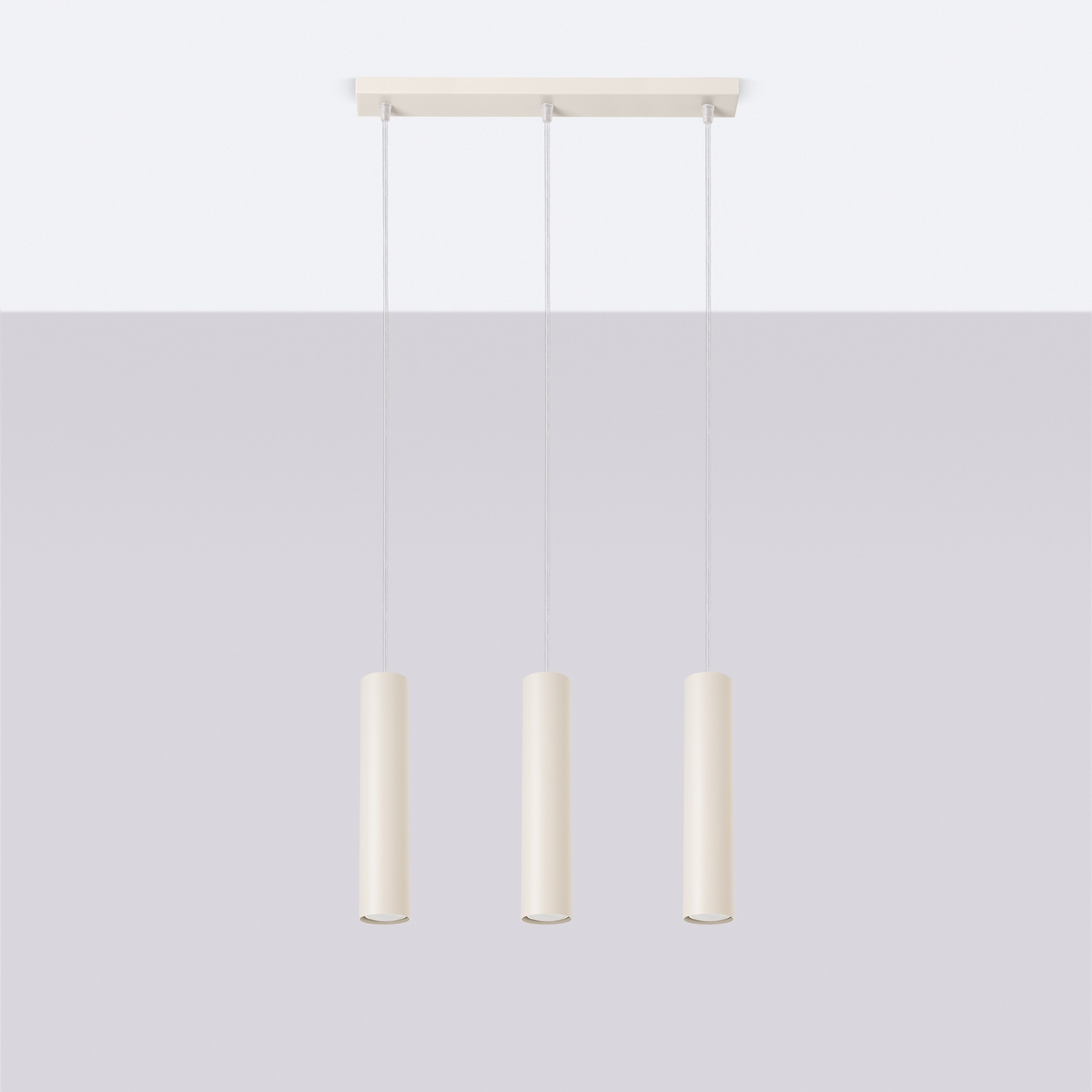 Pendant Lamp Lagos 3L Beige - Thumbnail 2
