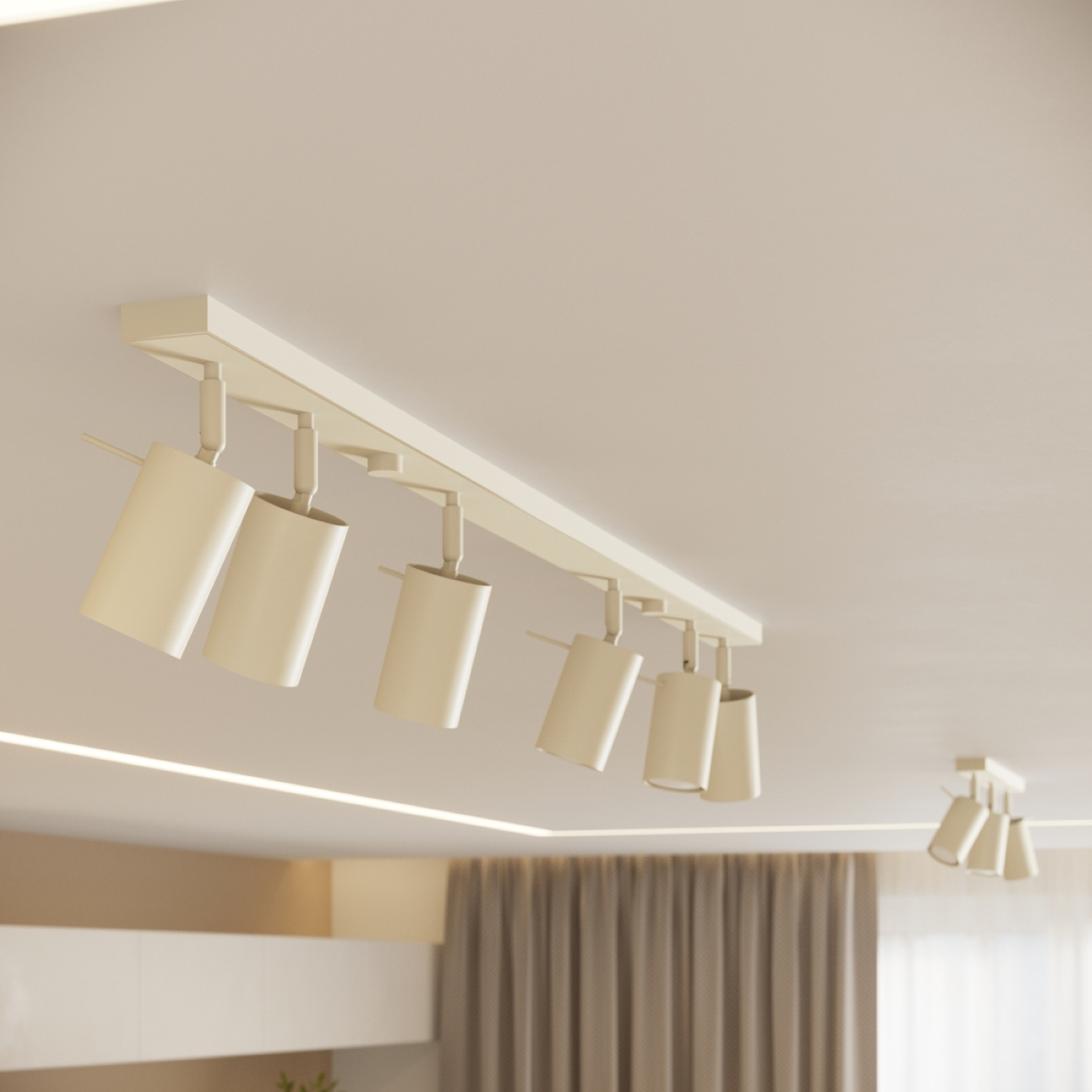 Ceiling Lamp Ring 2 Beige - Thumbnail 13