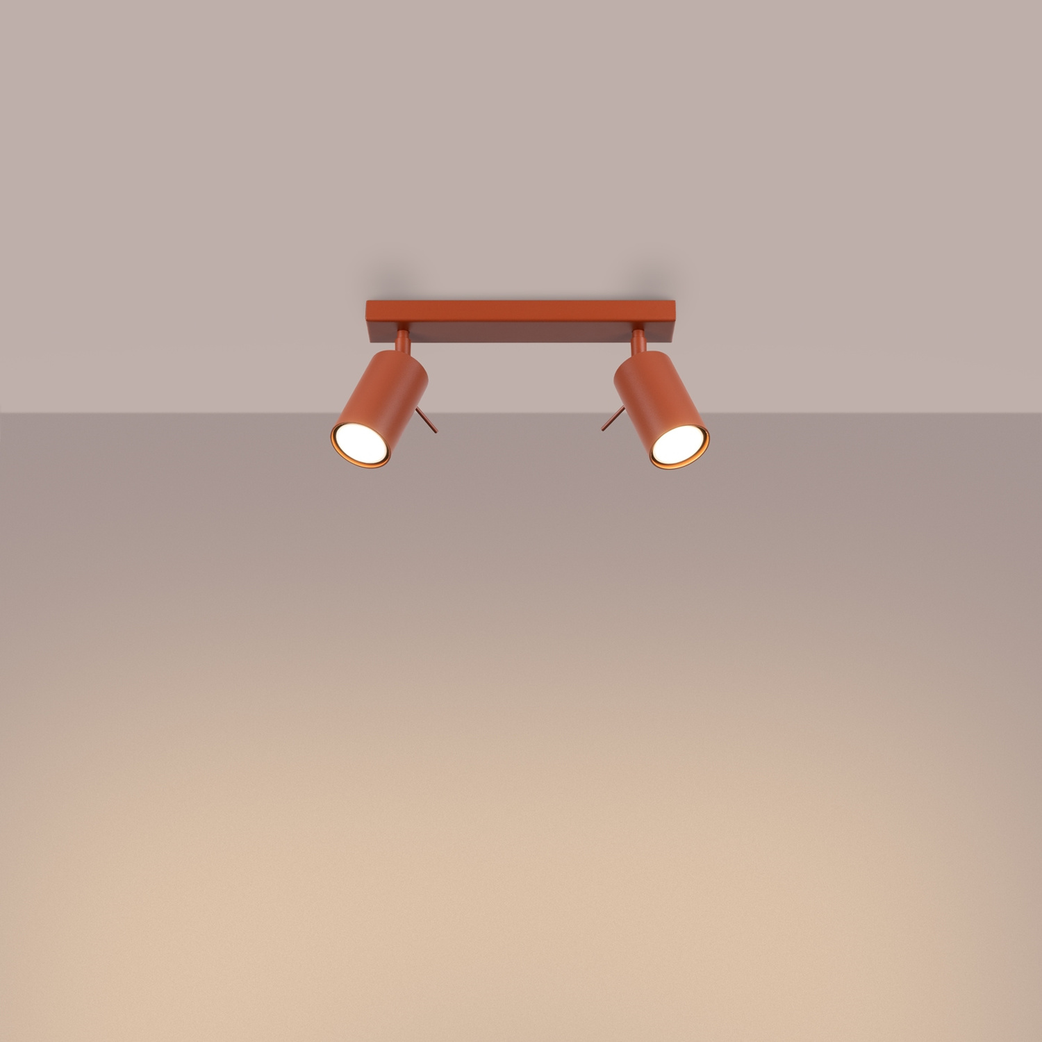 Ceiling Lamp Ring 2 Red Ochra - Thumbnail 3