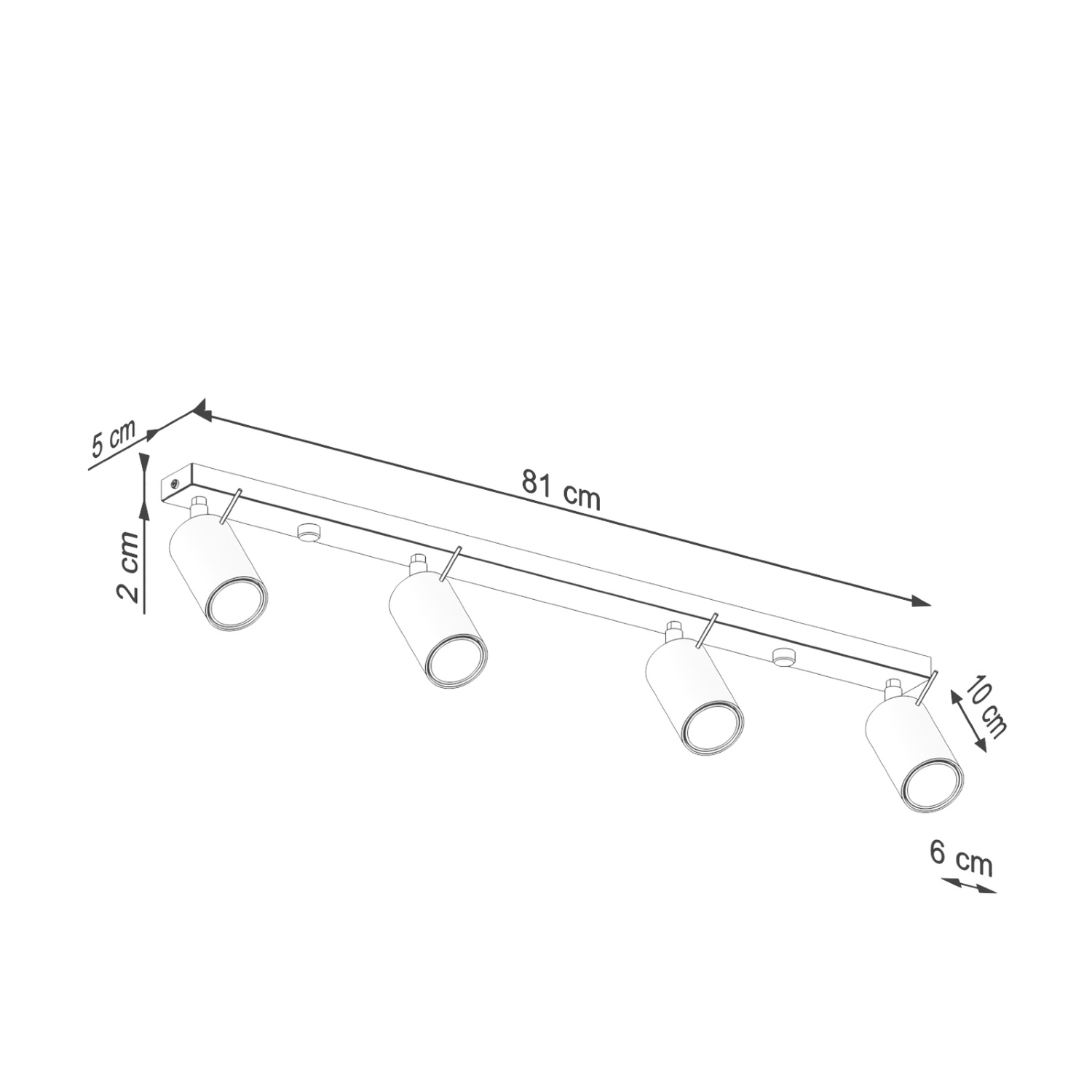 Ceiling Lamp Ring 4L Red Ochra - Thumbnail 9