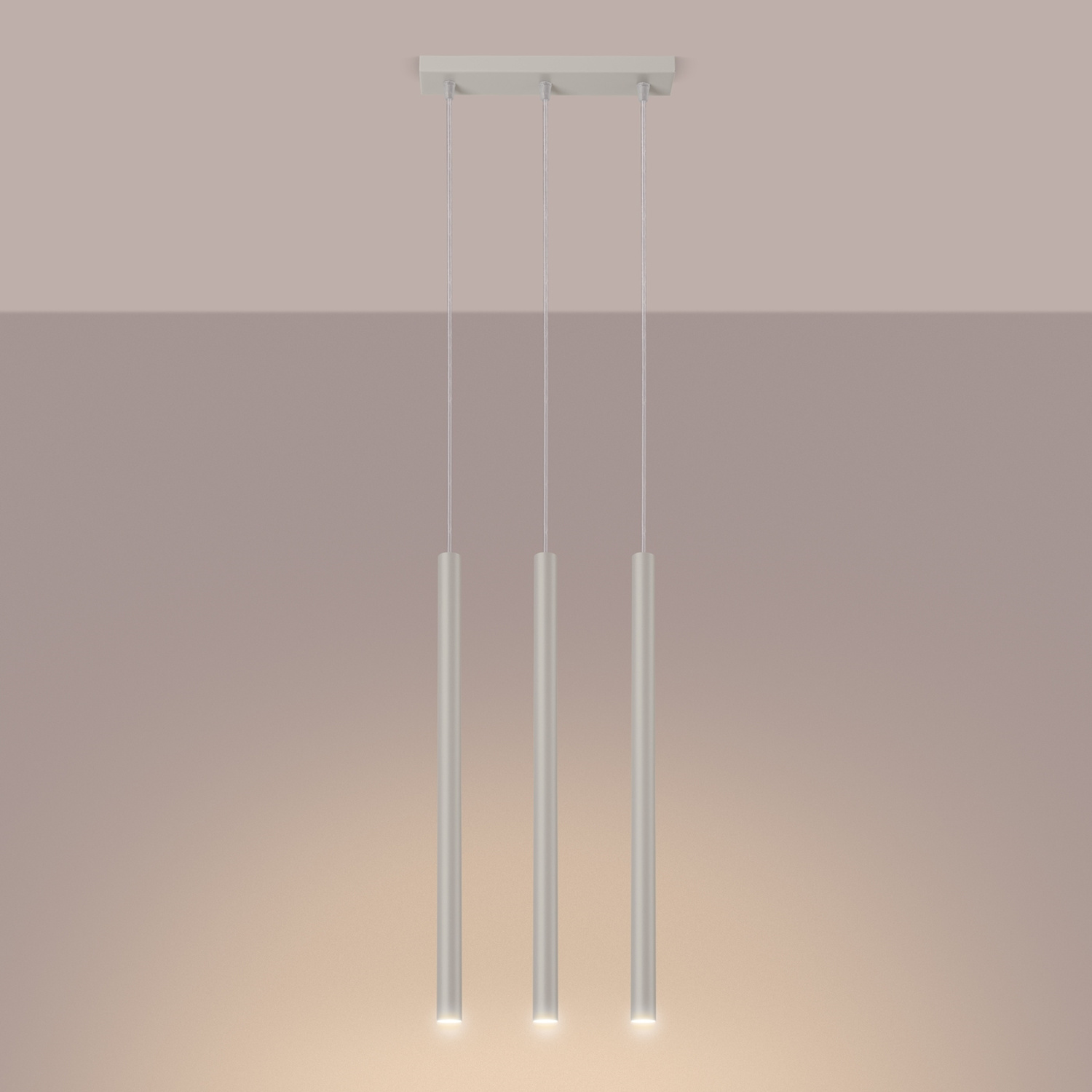 Pendant Lamp Pastelo 3 Beige - Thumbnail 3