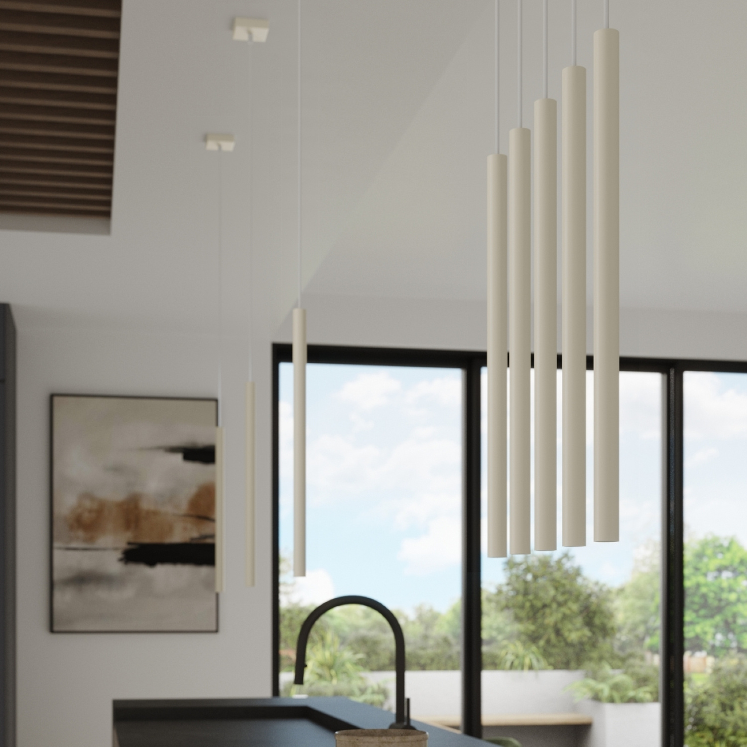 Wall Lamp Pastelo 2 Beige - Thumbnail 8