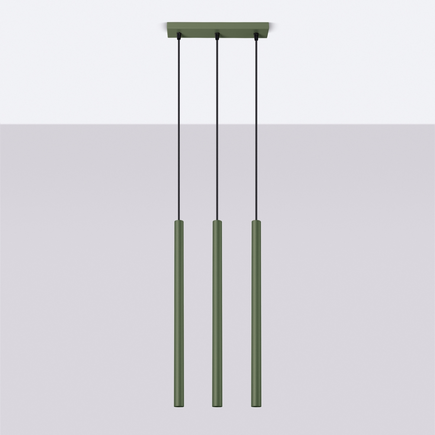 Pendant Lamp Pastelo 3 Olive Green - Thumbnail 2
