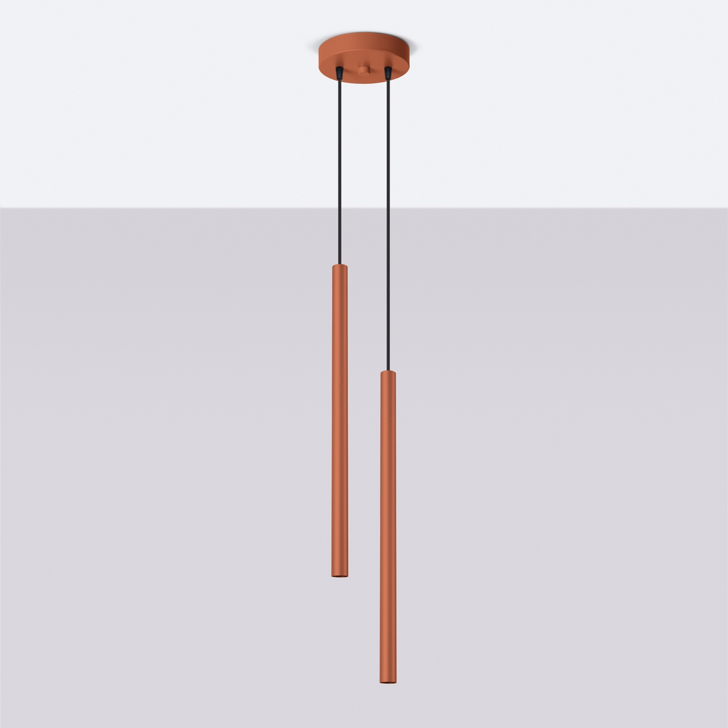 Pendant Lamp Pastelo 2 Red Ochre - Thumbnail 2