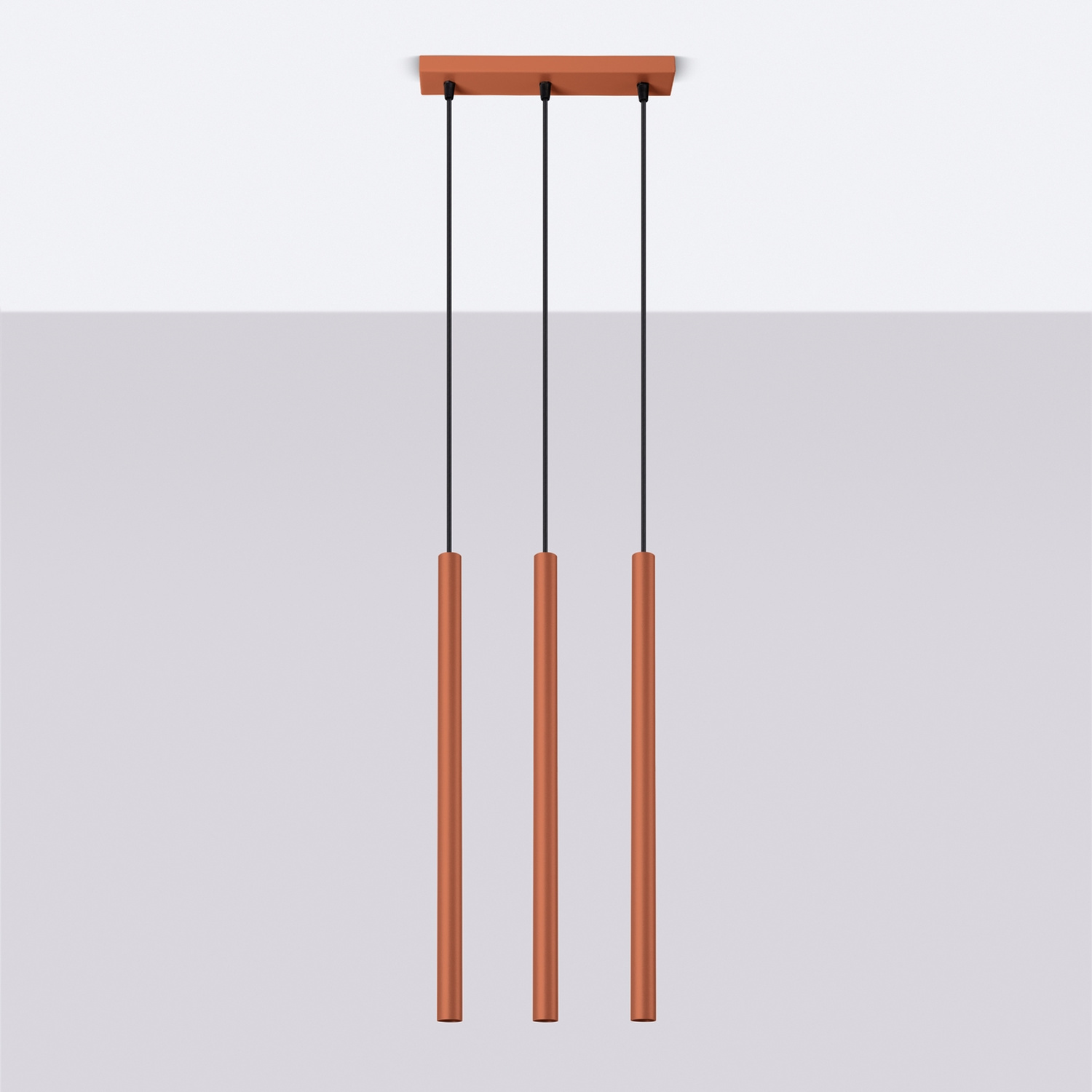 Pendant Lamp Pastelo 3 Red Ochre - Thumbnail 2