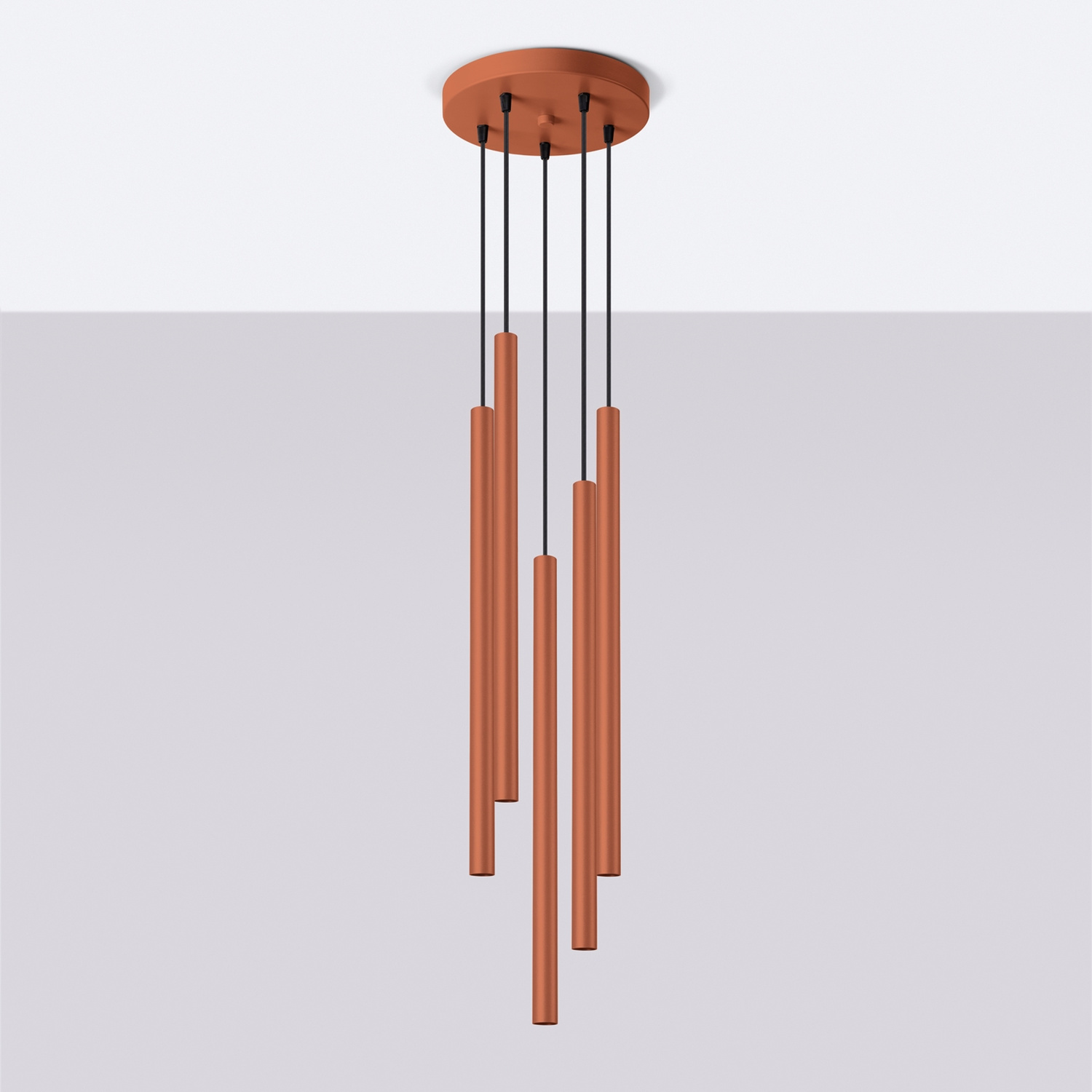 Pendant Lamp Pastelo 5P Red Ochre - Thumbnail 2