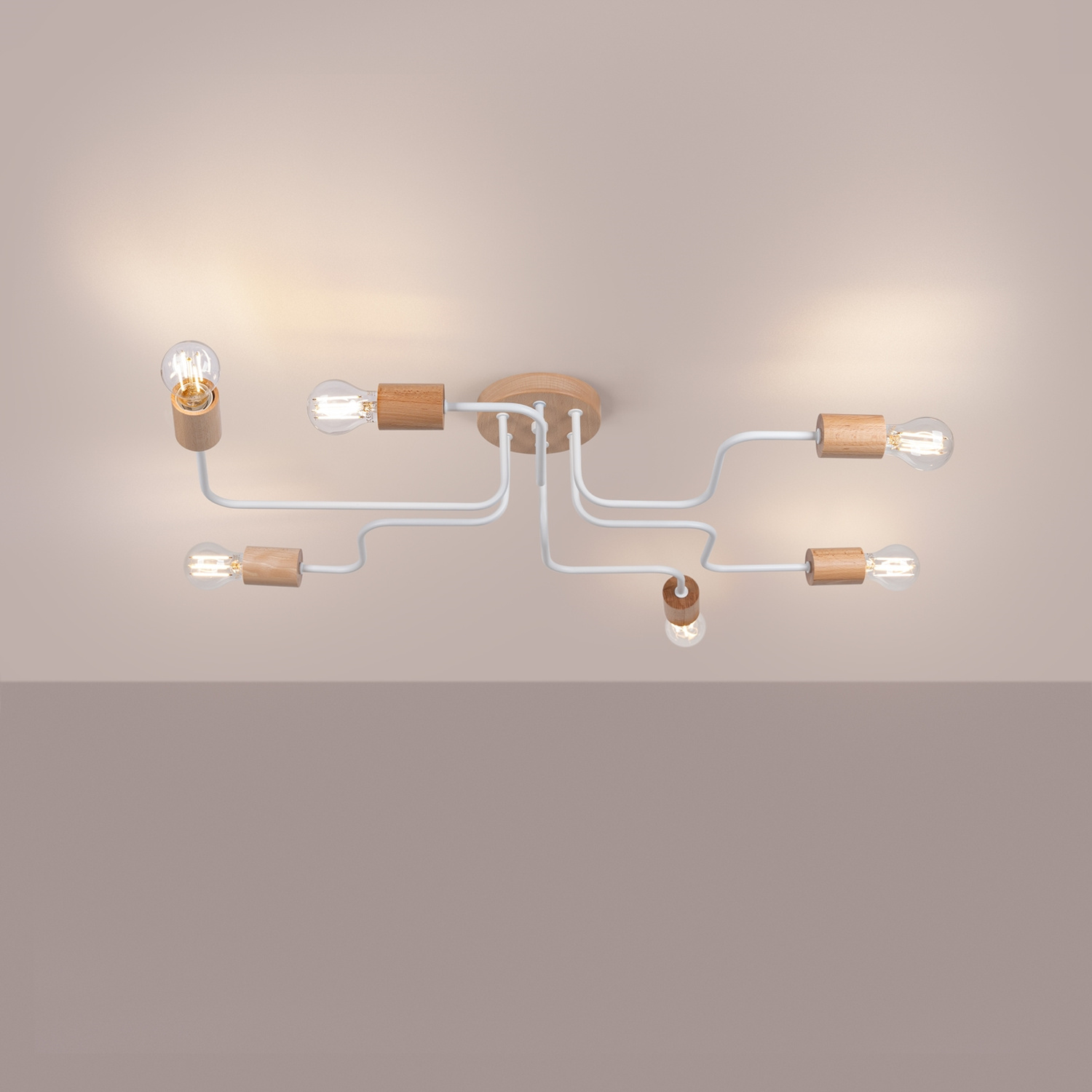 Chandelier Timbo 6 White - Thumbnail 3