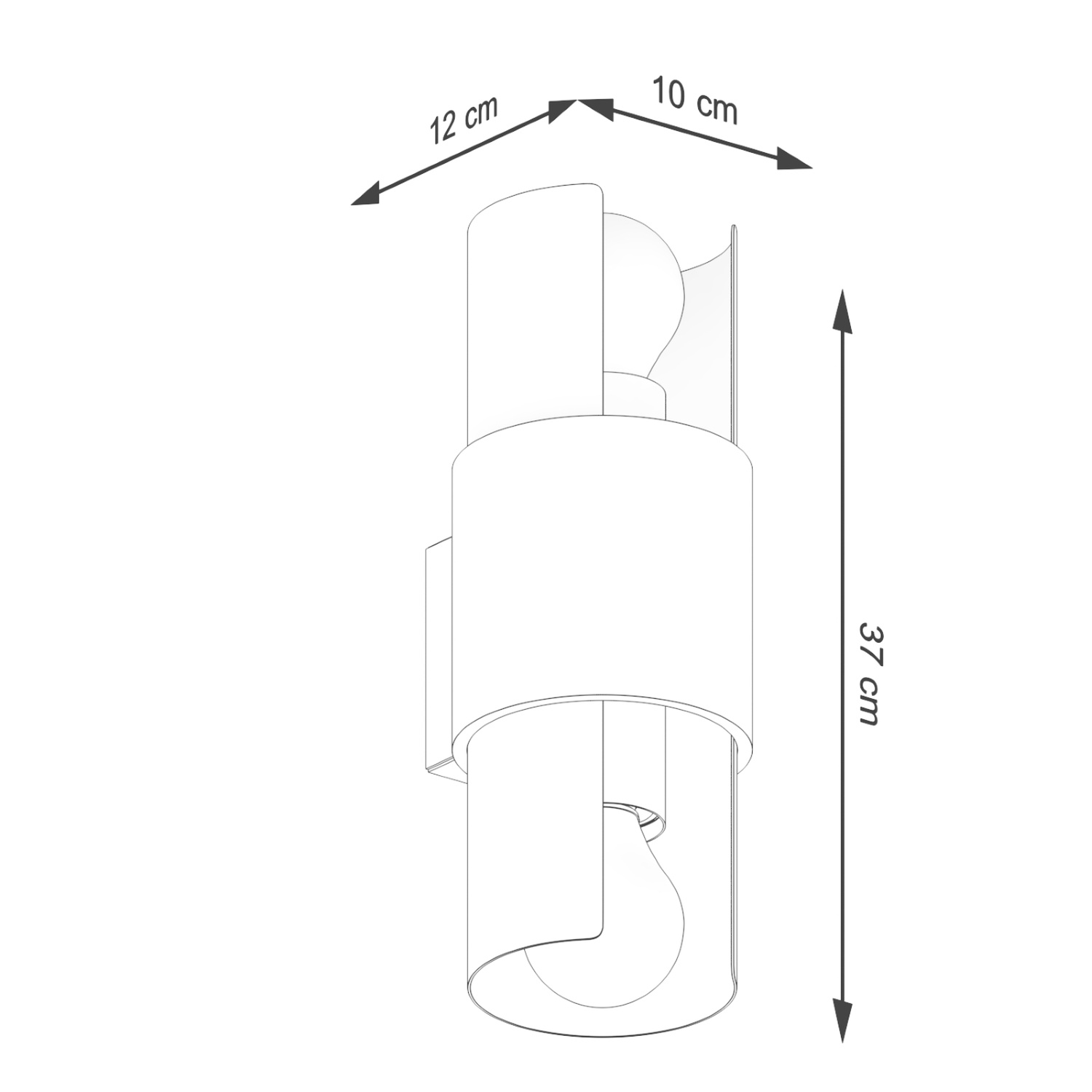 Wall Lamp Flash 2 White - Thumbnail 9