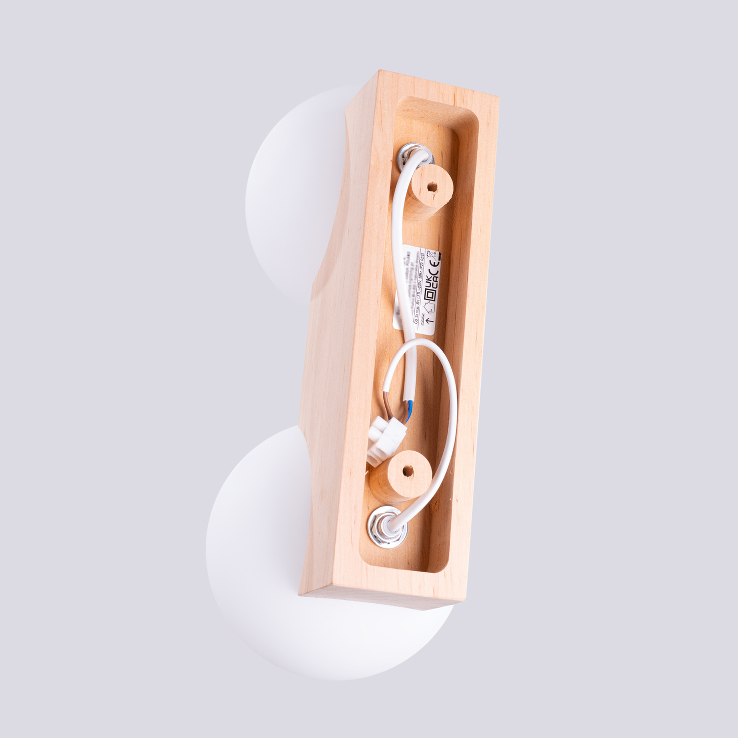 Ceiling Lamp Bulbo 2 Natural Wood - Thumbnail 7