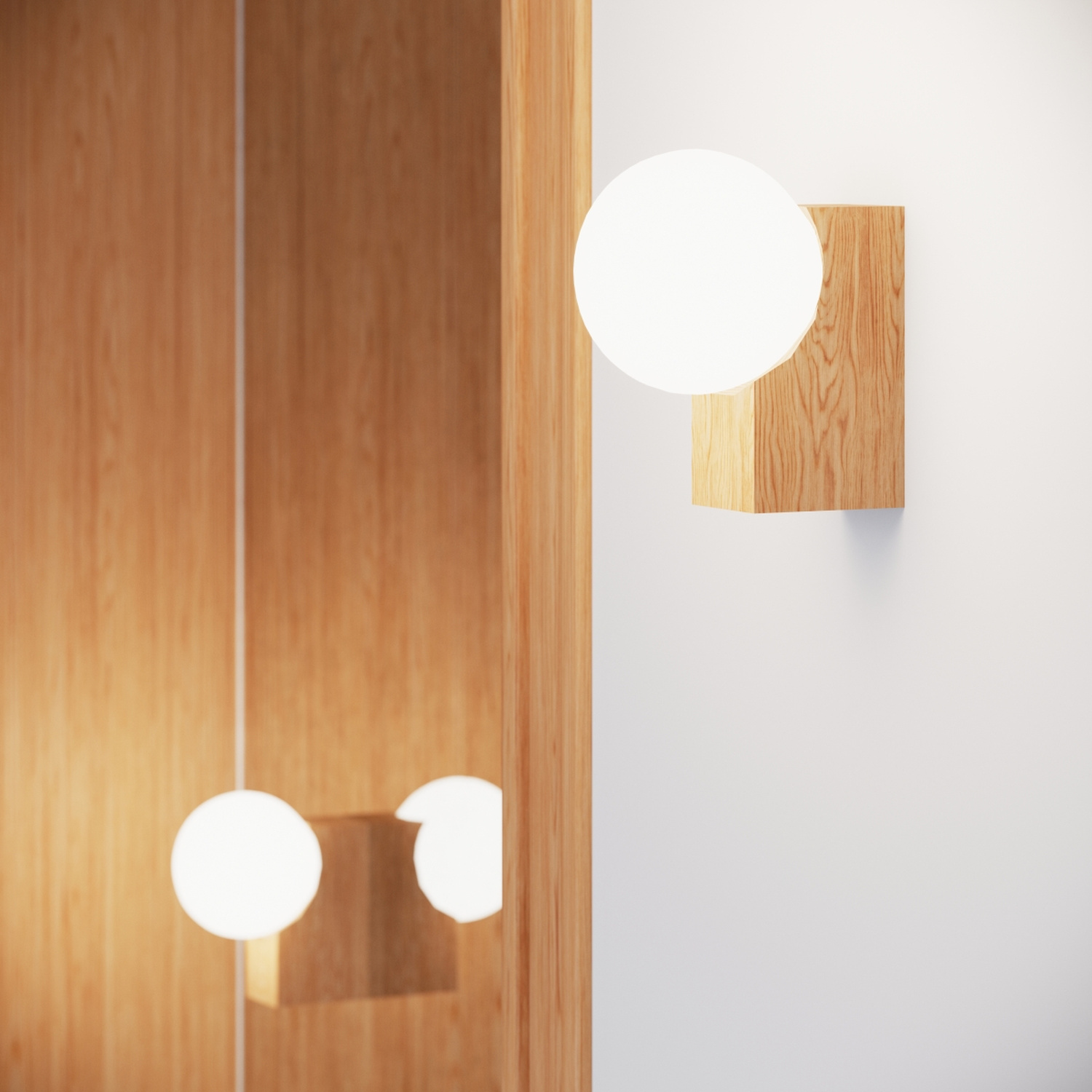 Ceiling Lamp Bulbo 4 Natural Wood - Thumbnail 13