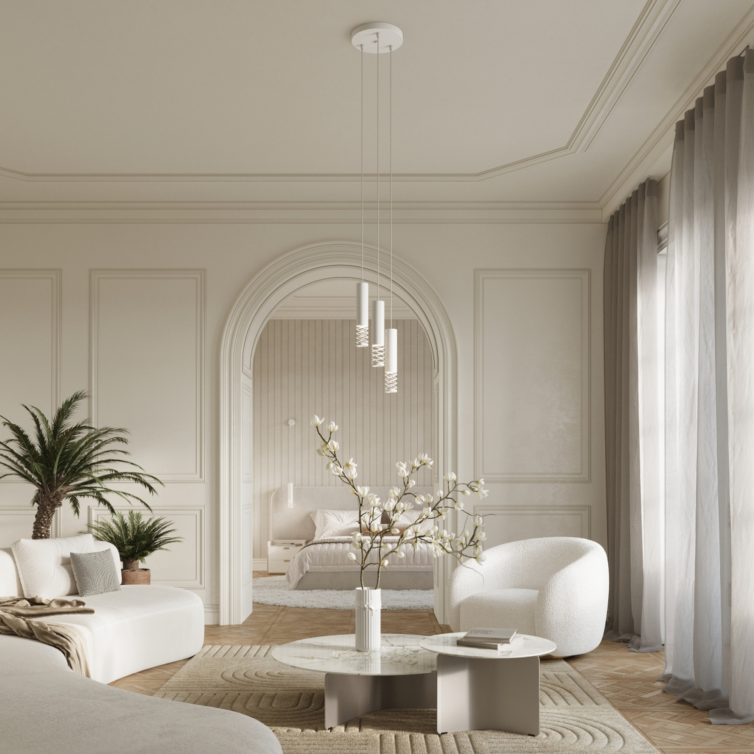 Pendant Lamp Lami 3P White - Thumbnail 12