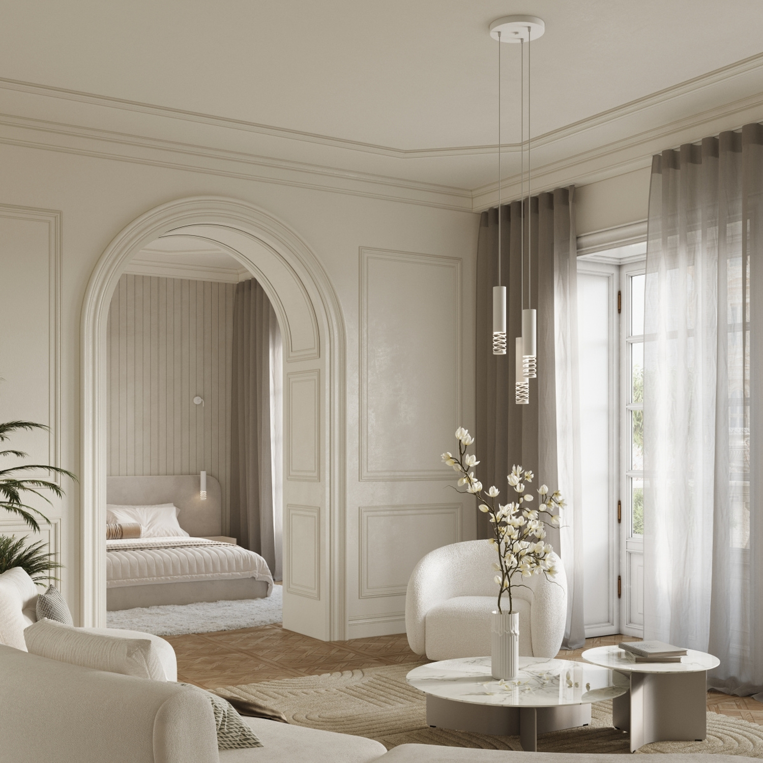 Pendant Lamp Lami 3P White - Thumbnail 13