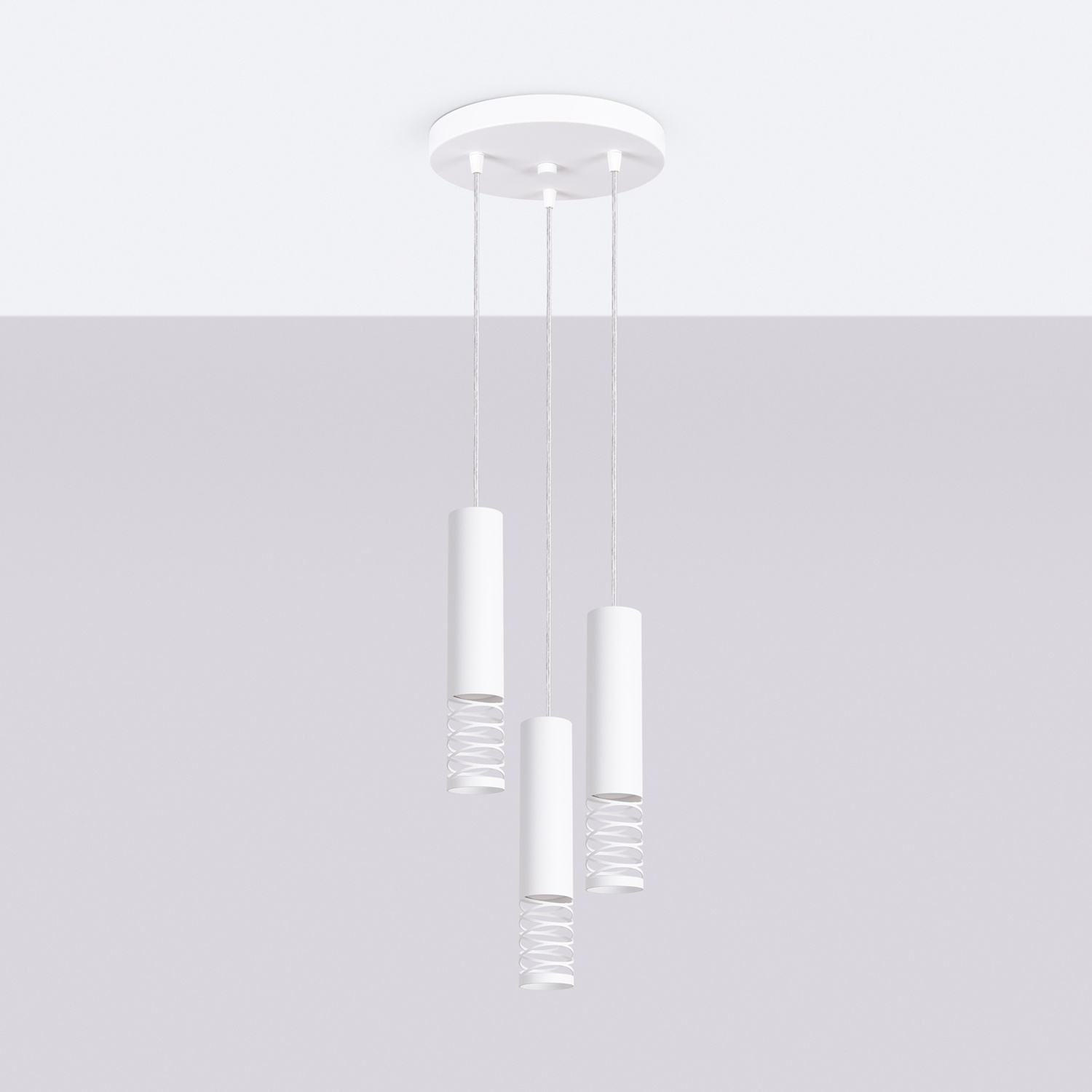Pendant Lamp Lami 3P White - Thumbnail 2