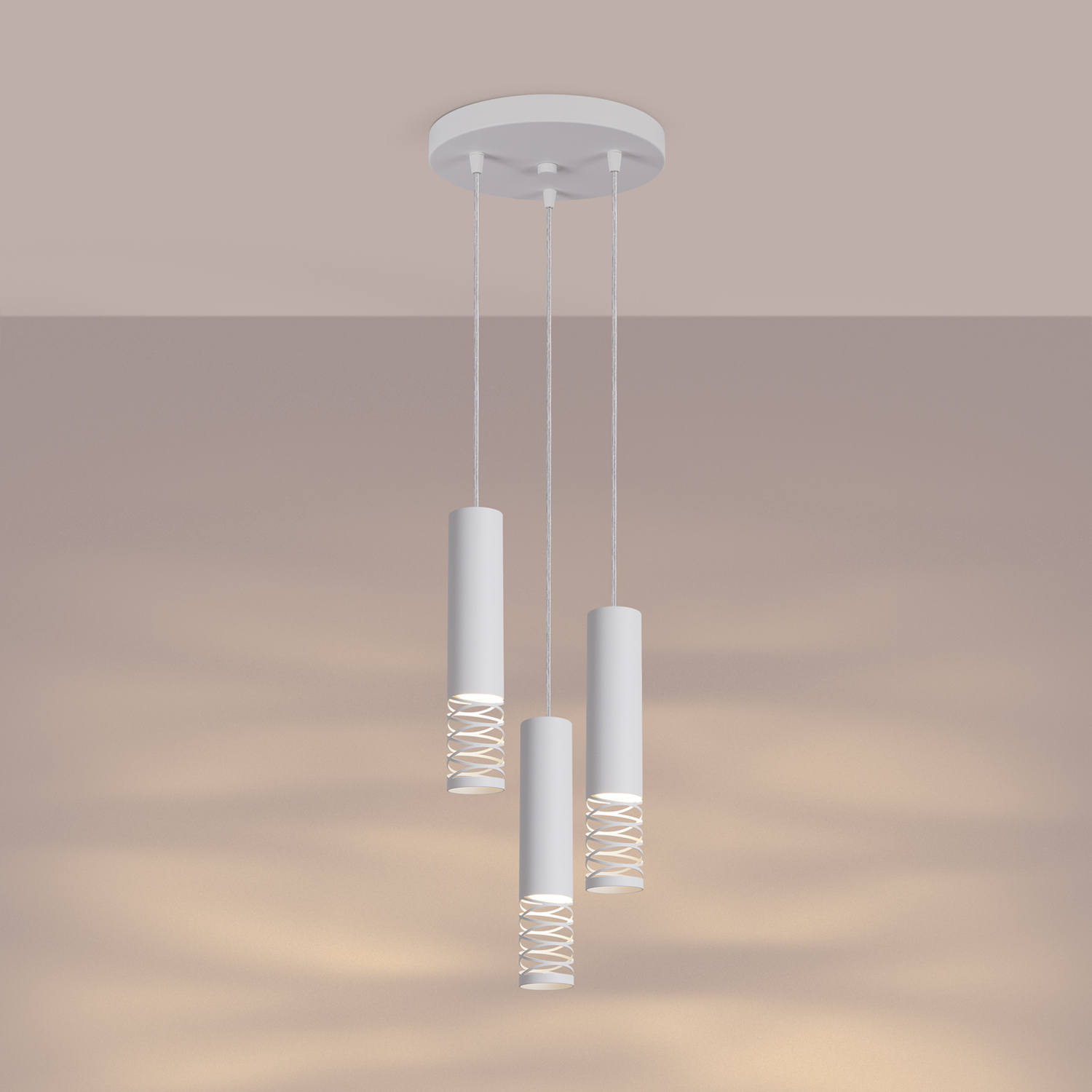 Pendant Lamp Lami 3P White - Thumbnail 3
