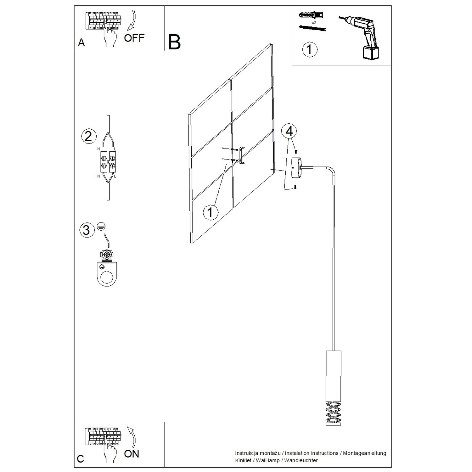 Wall Lamp Lami White - Thumbnail 11