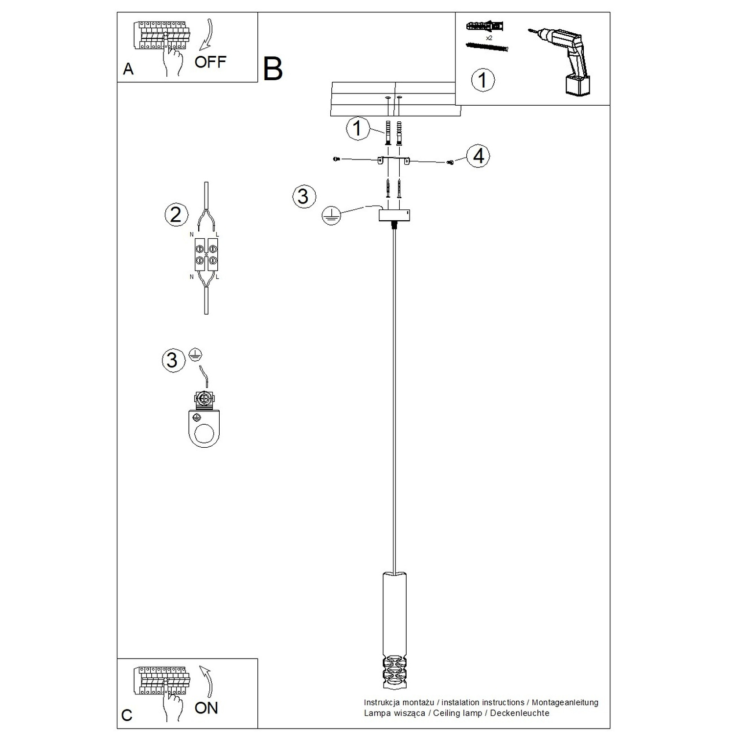 Pendant Lamp Liro 1 White - Thumbnail 11