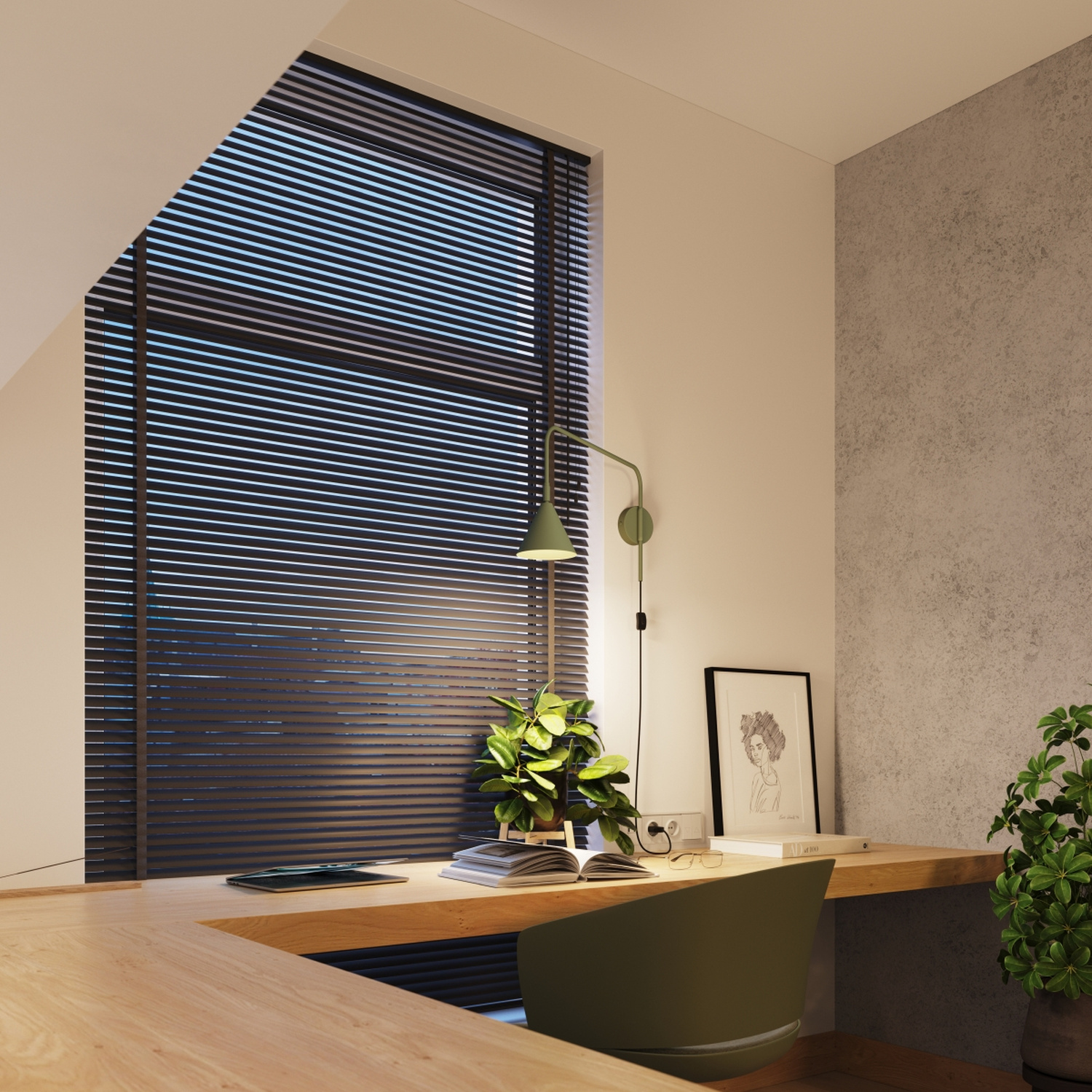 Wall Lamp Nox Olive Green - Thumbnail 13