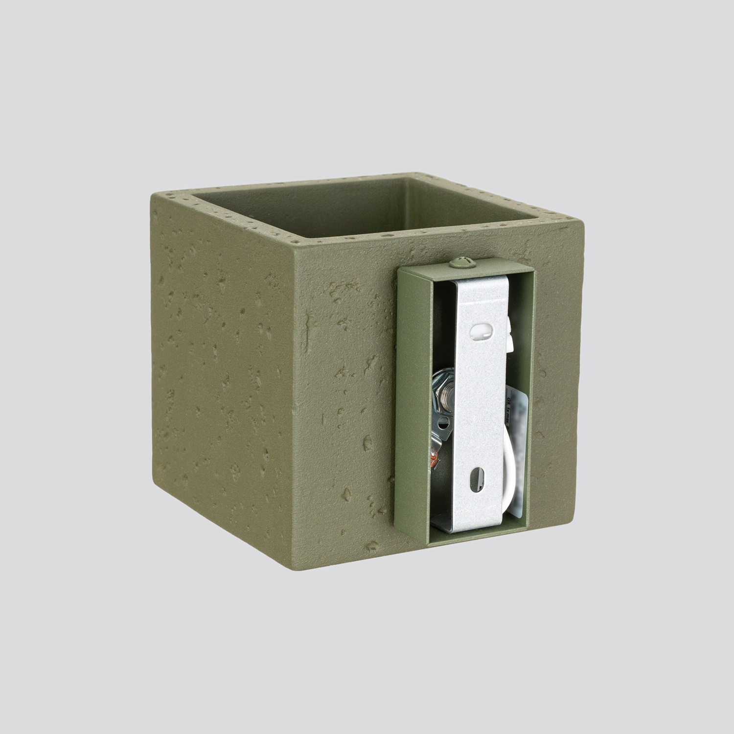 Wall Lamp Quad Concrete Olive Green - Thumbnail 7